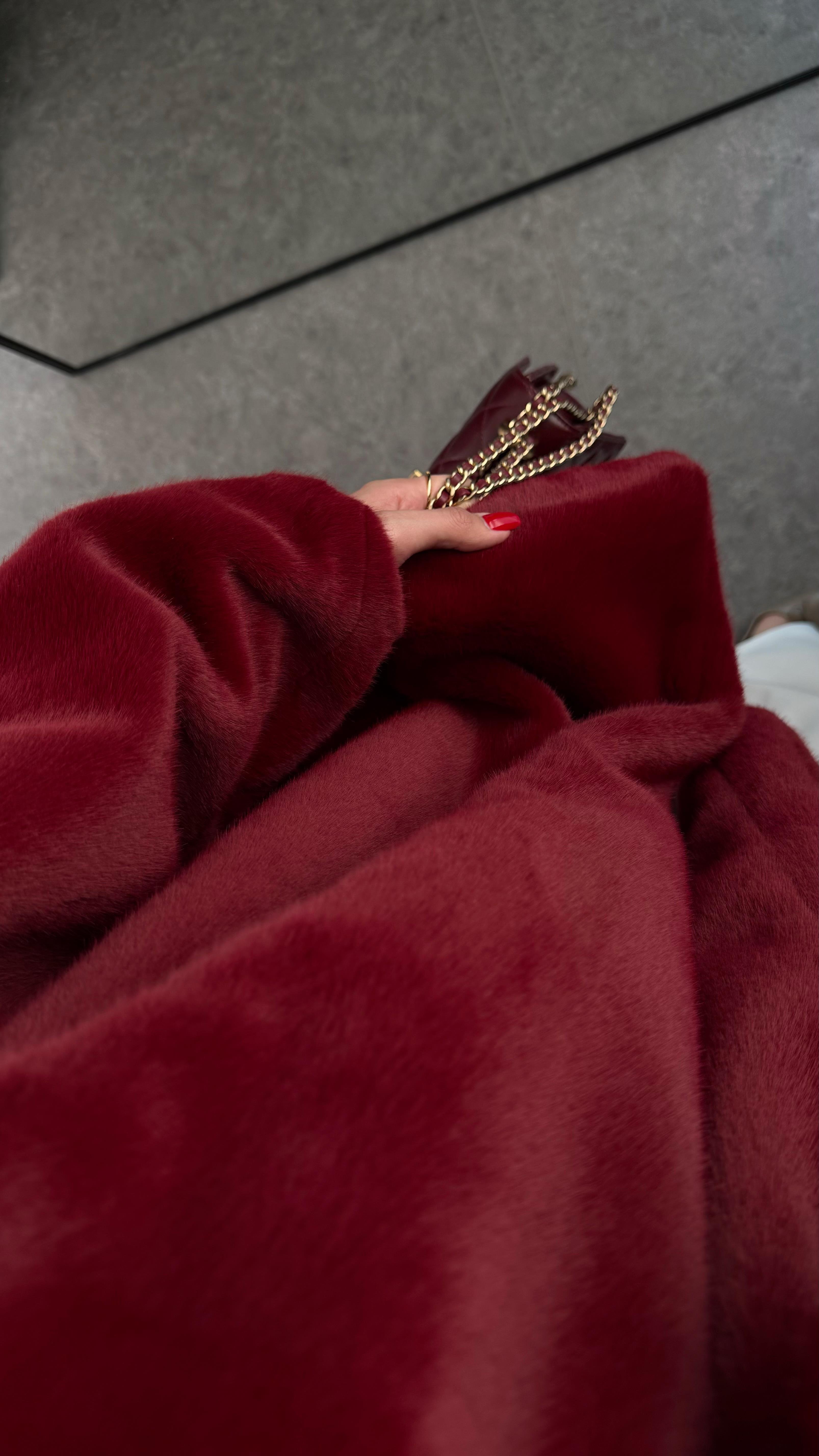 Premium Bordo Kürk