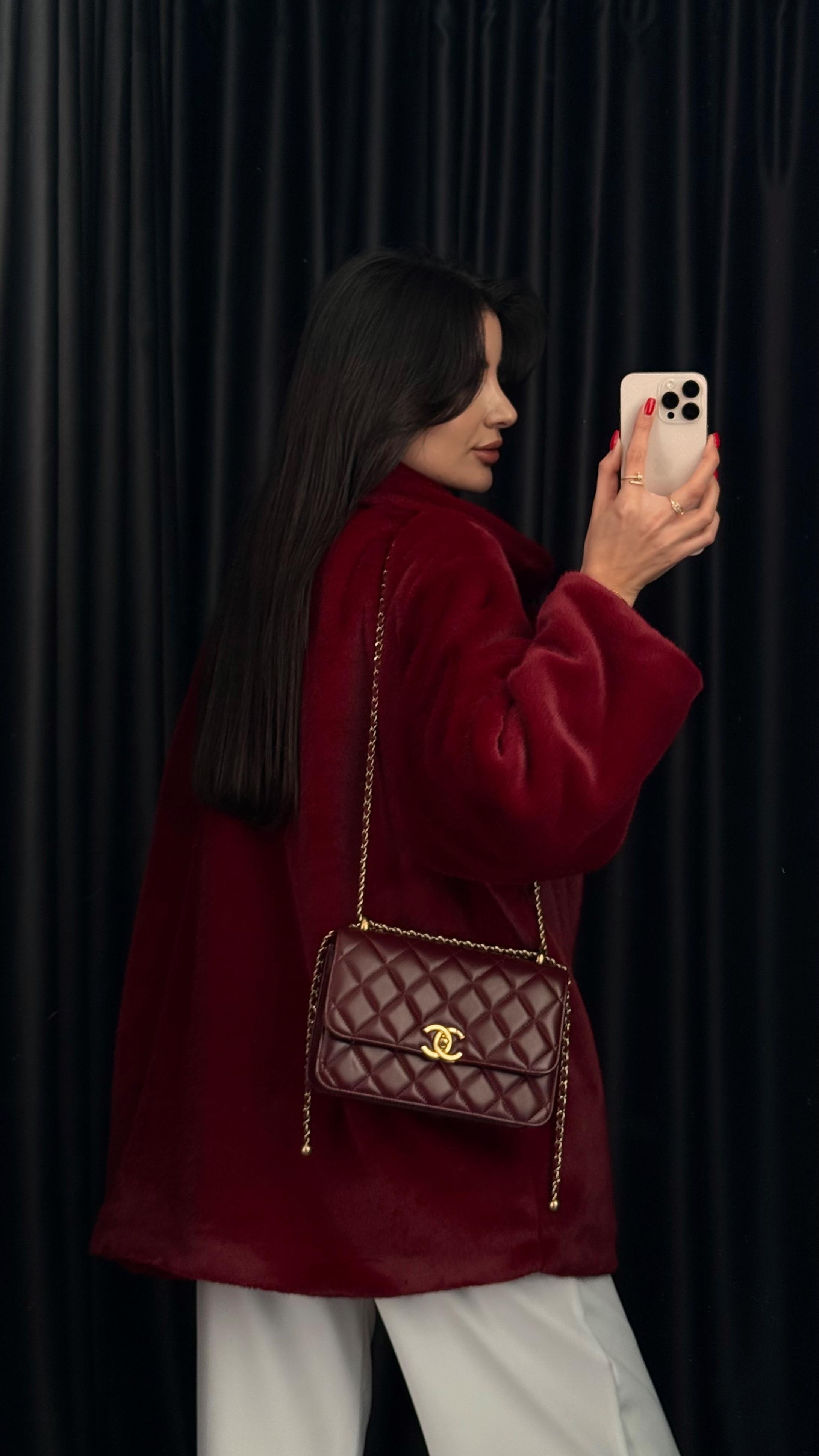 Premium Bordo Kürk