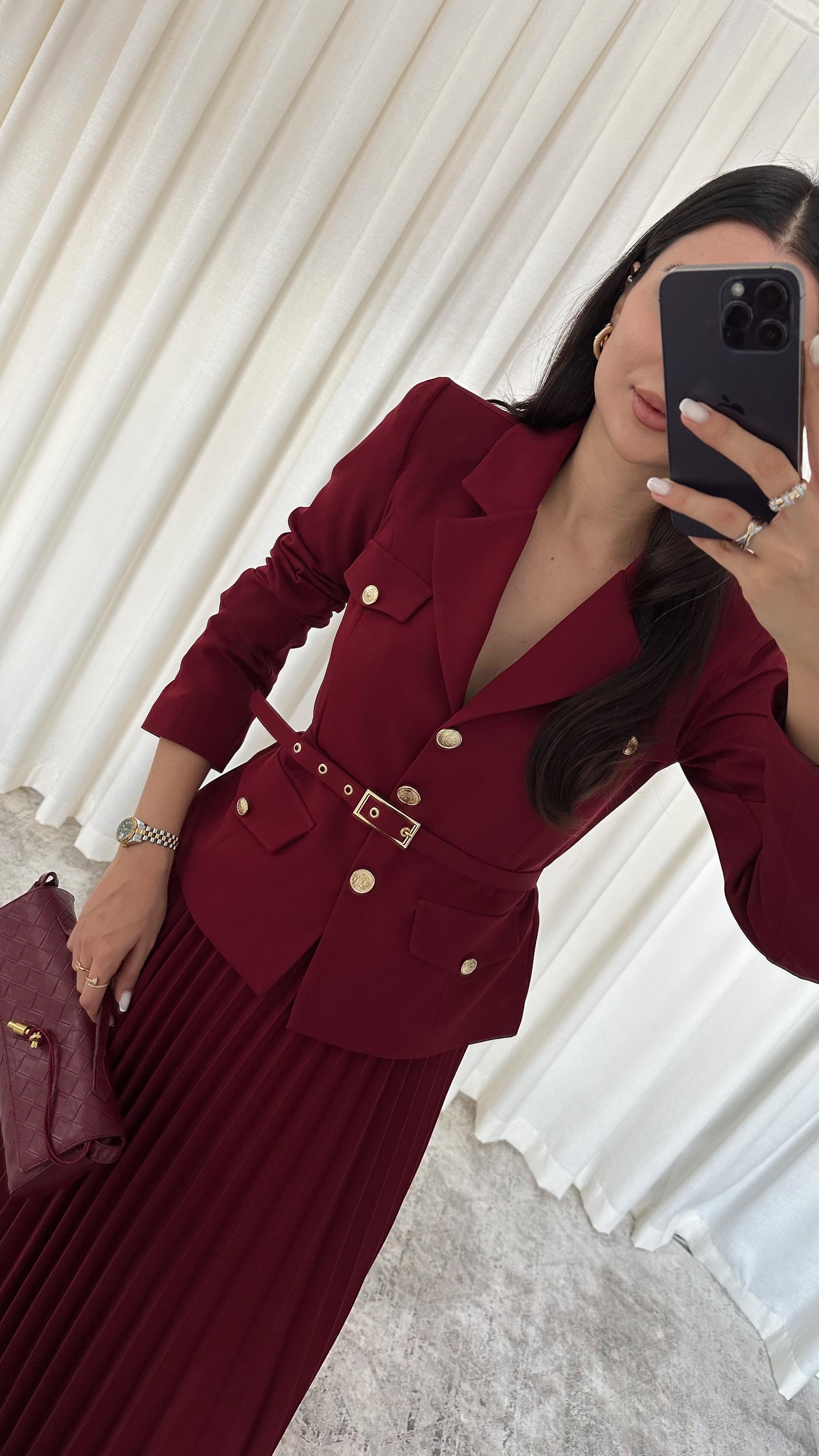 Premium Bordo Takım