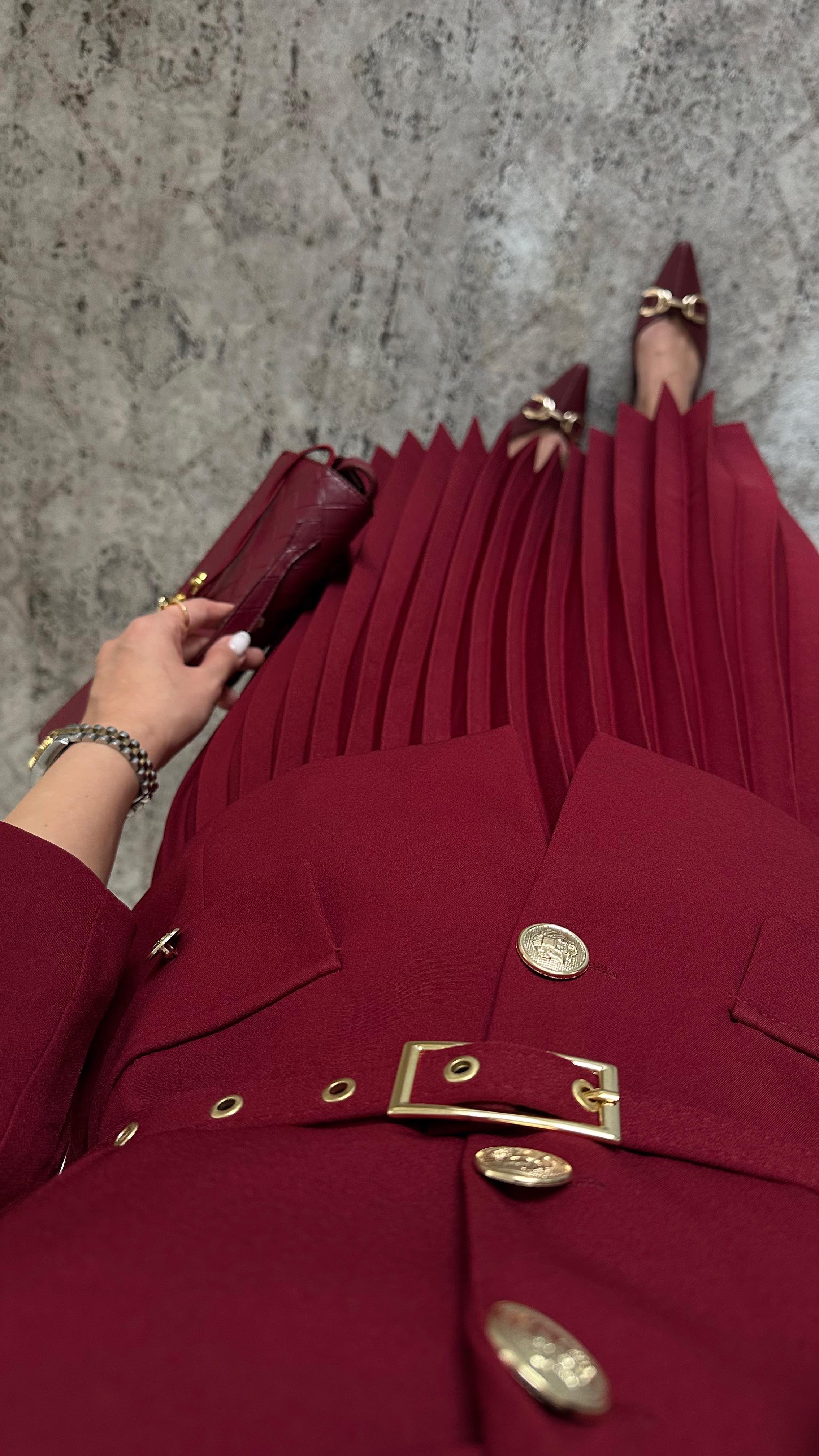 Premium Bordo Takım