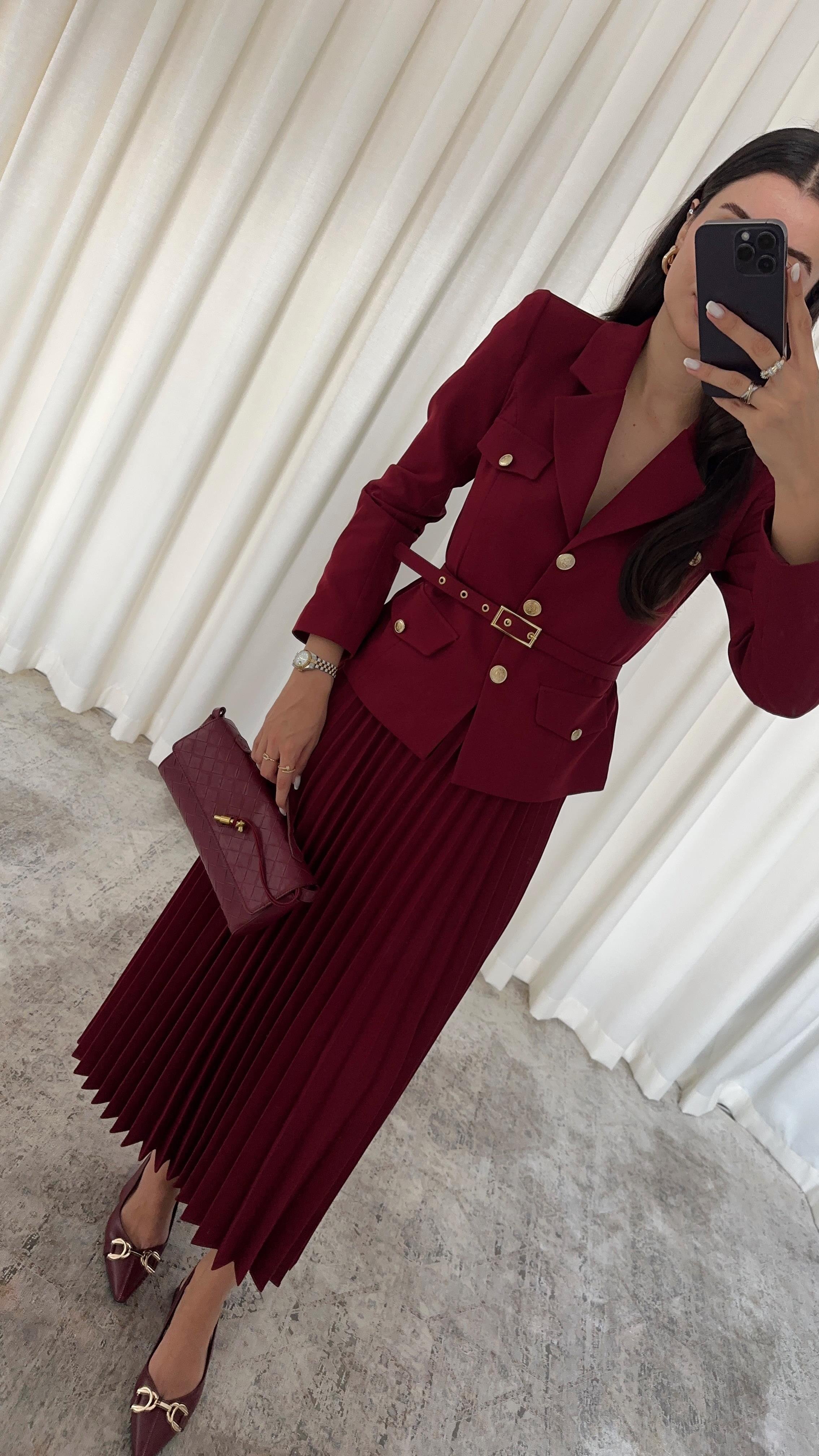 Premium Bordo Takım
