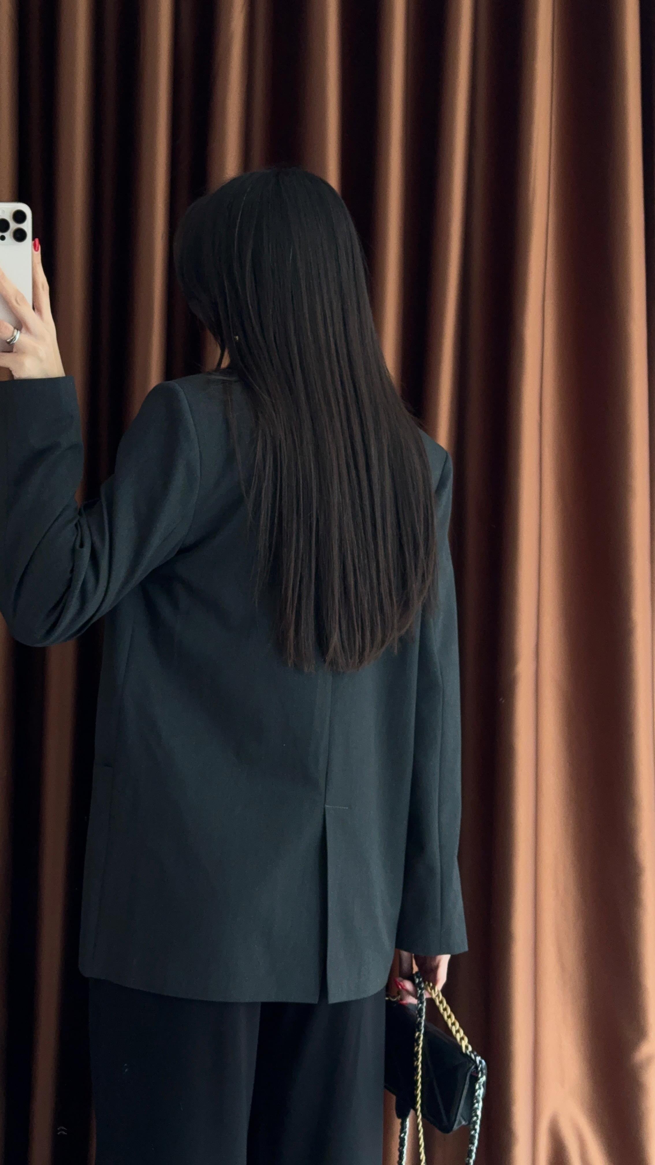 Premium Dikişli Antrasit Blazer Ceket