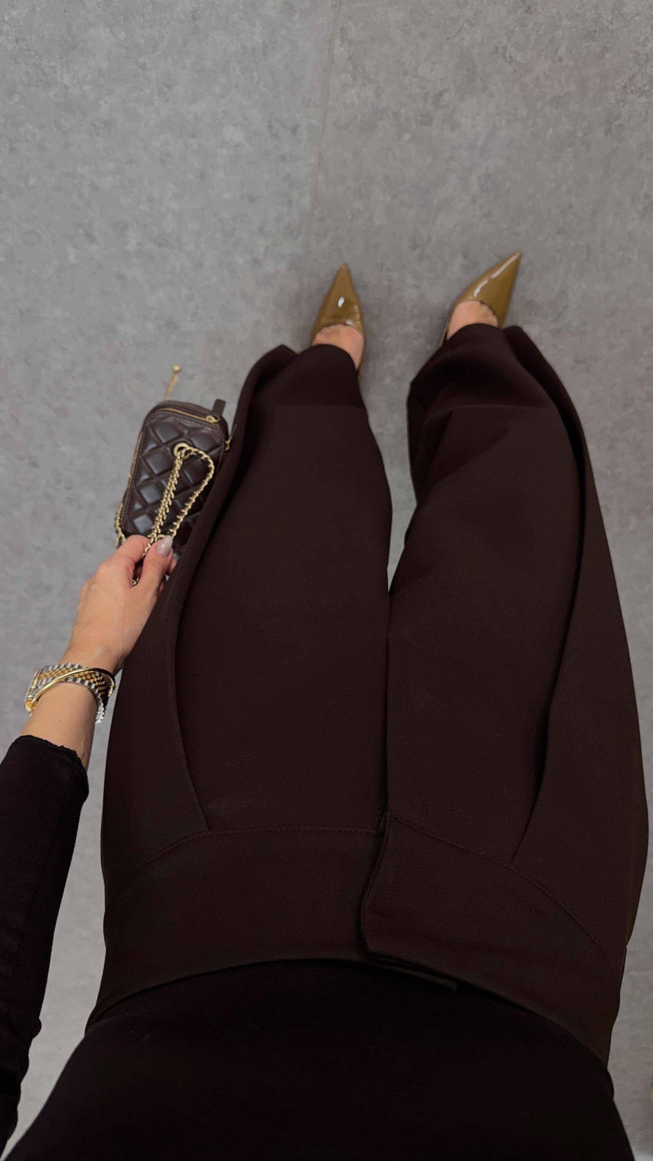 Premium Japan Kahve Pantolon