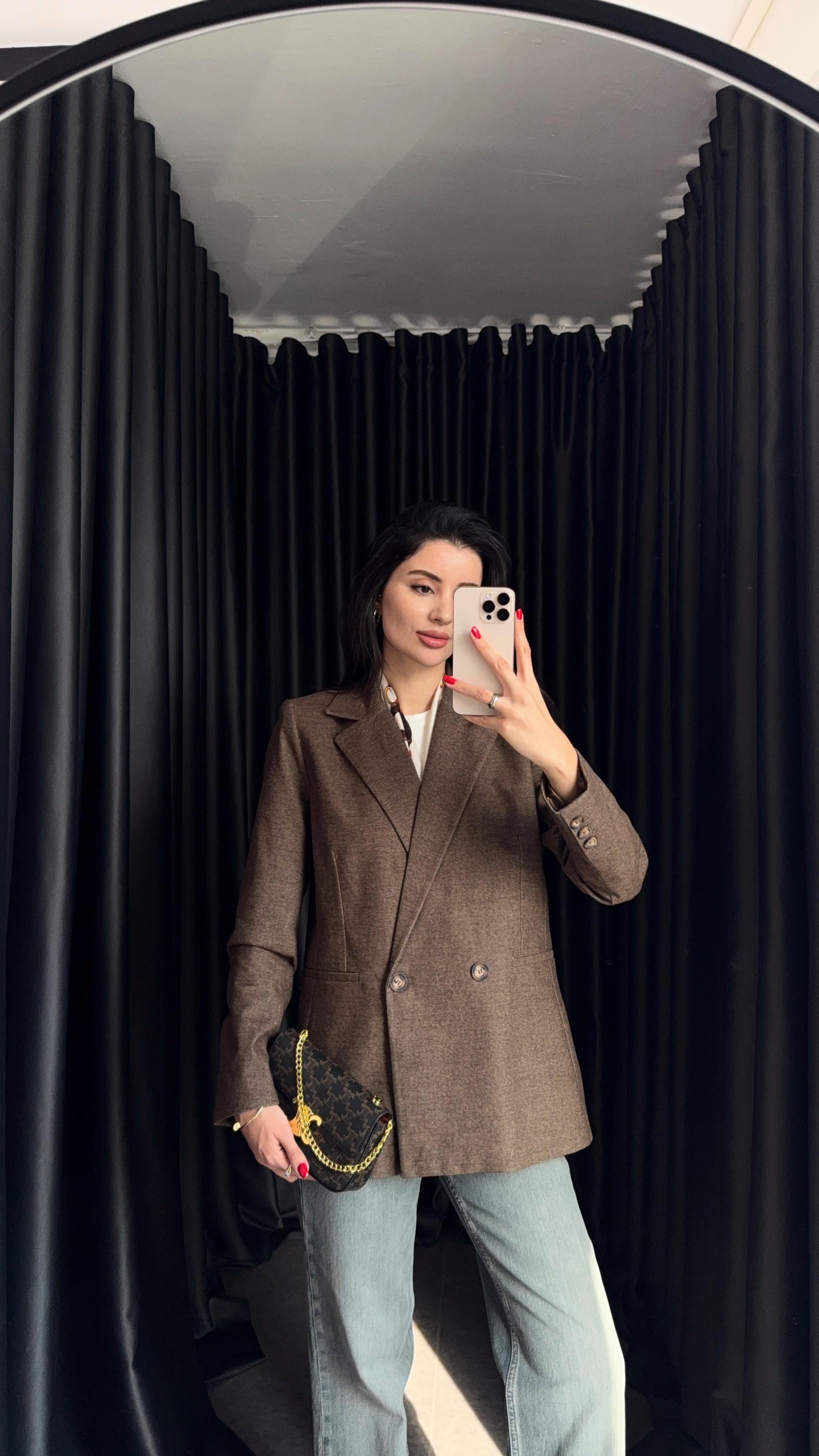 Premium Kahve Blazer