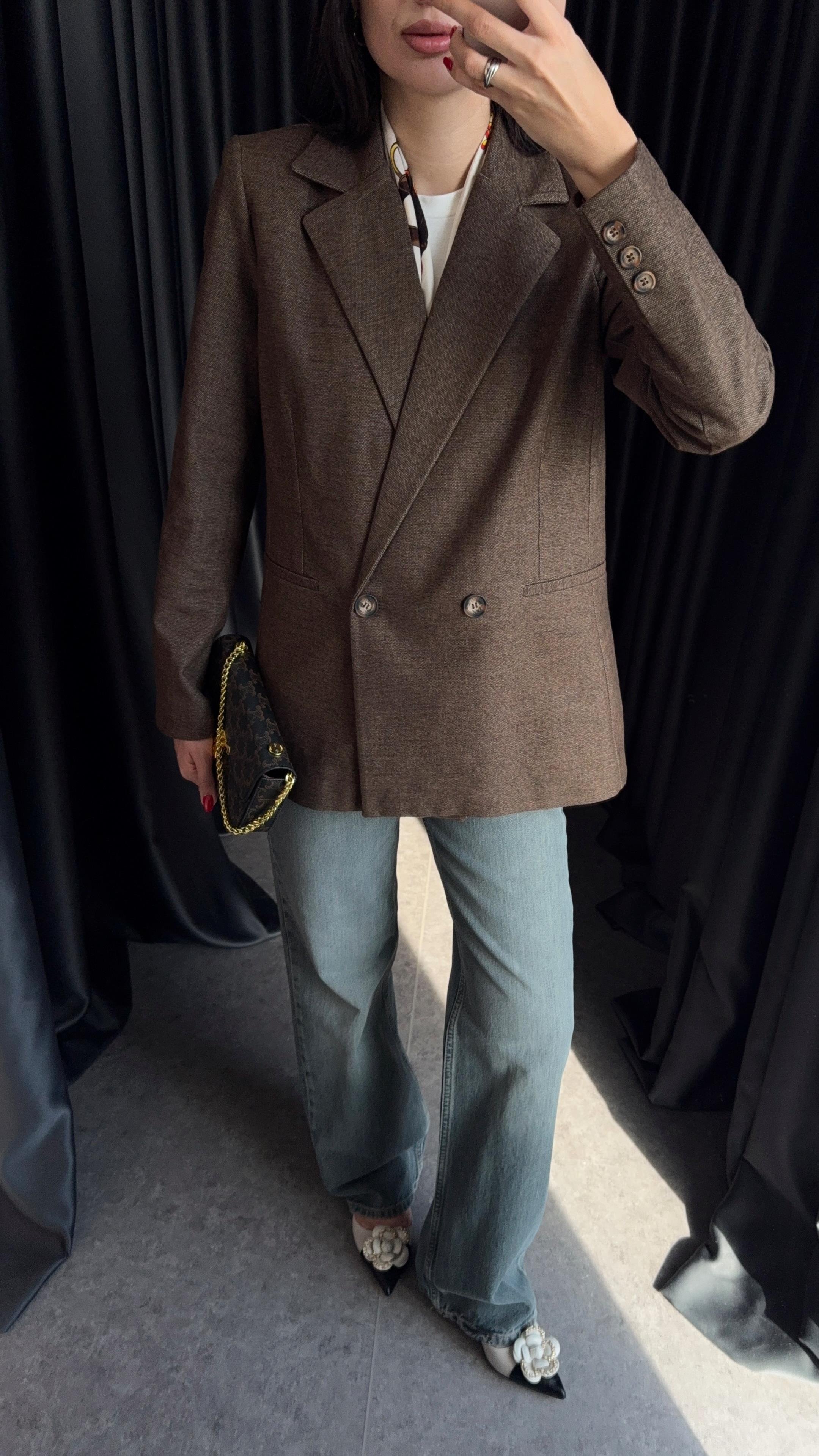 Premium Kahve Blazer