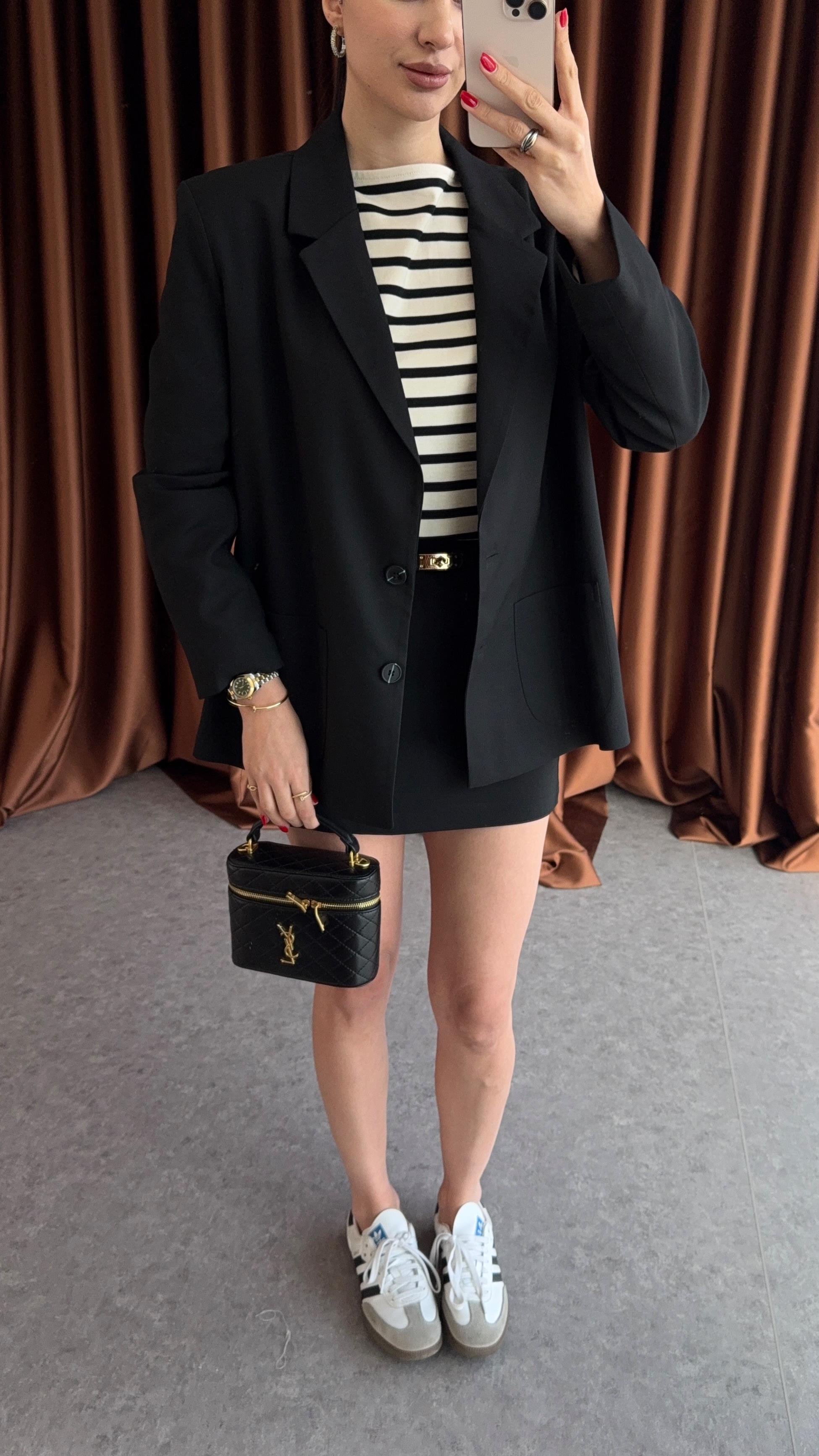 Premium Siyah Blazer Ceket