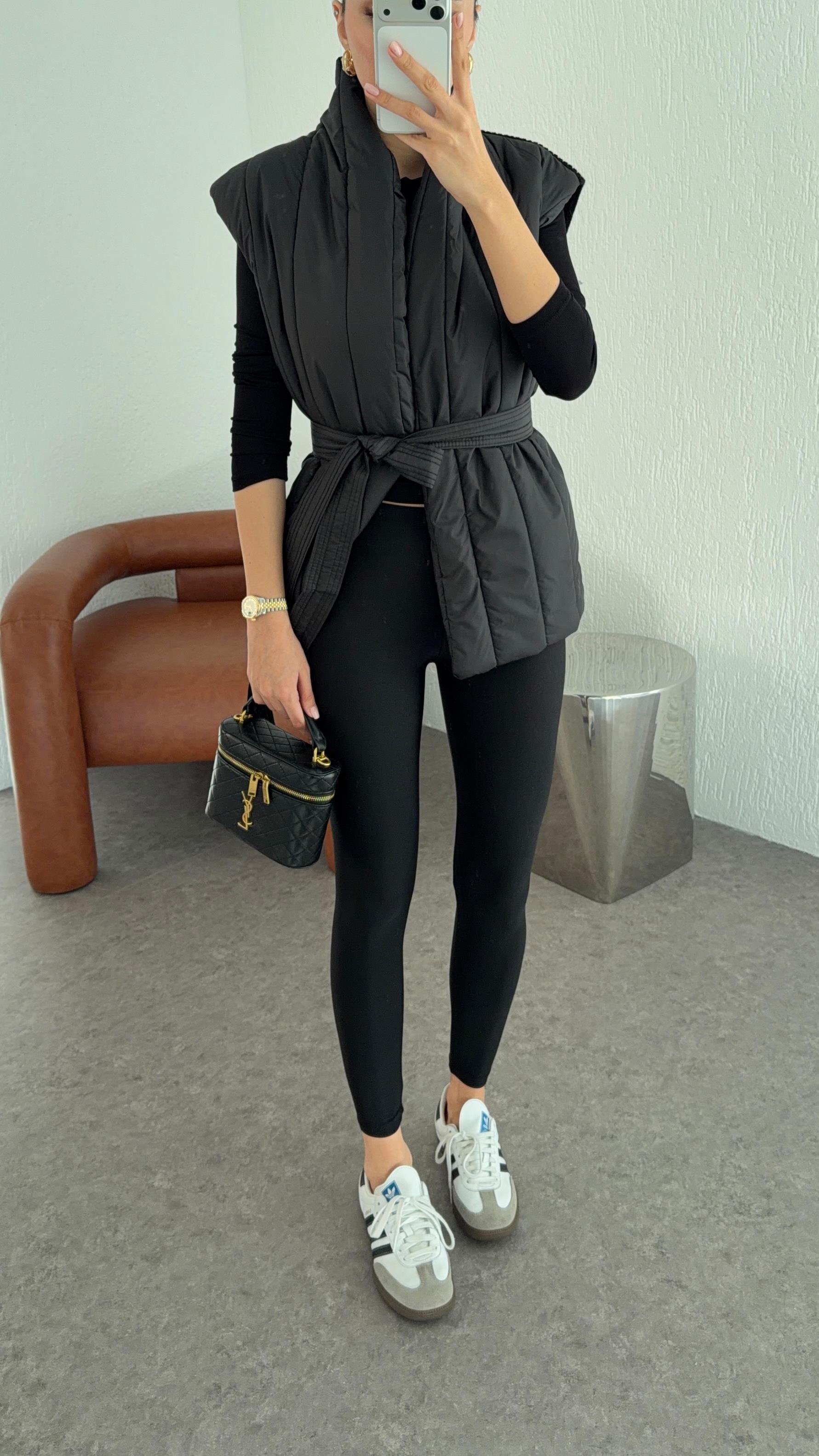 Premium Siyah Disco Tayt