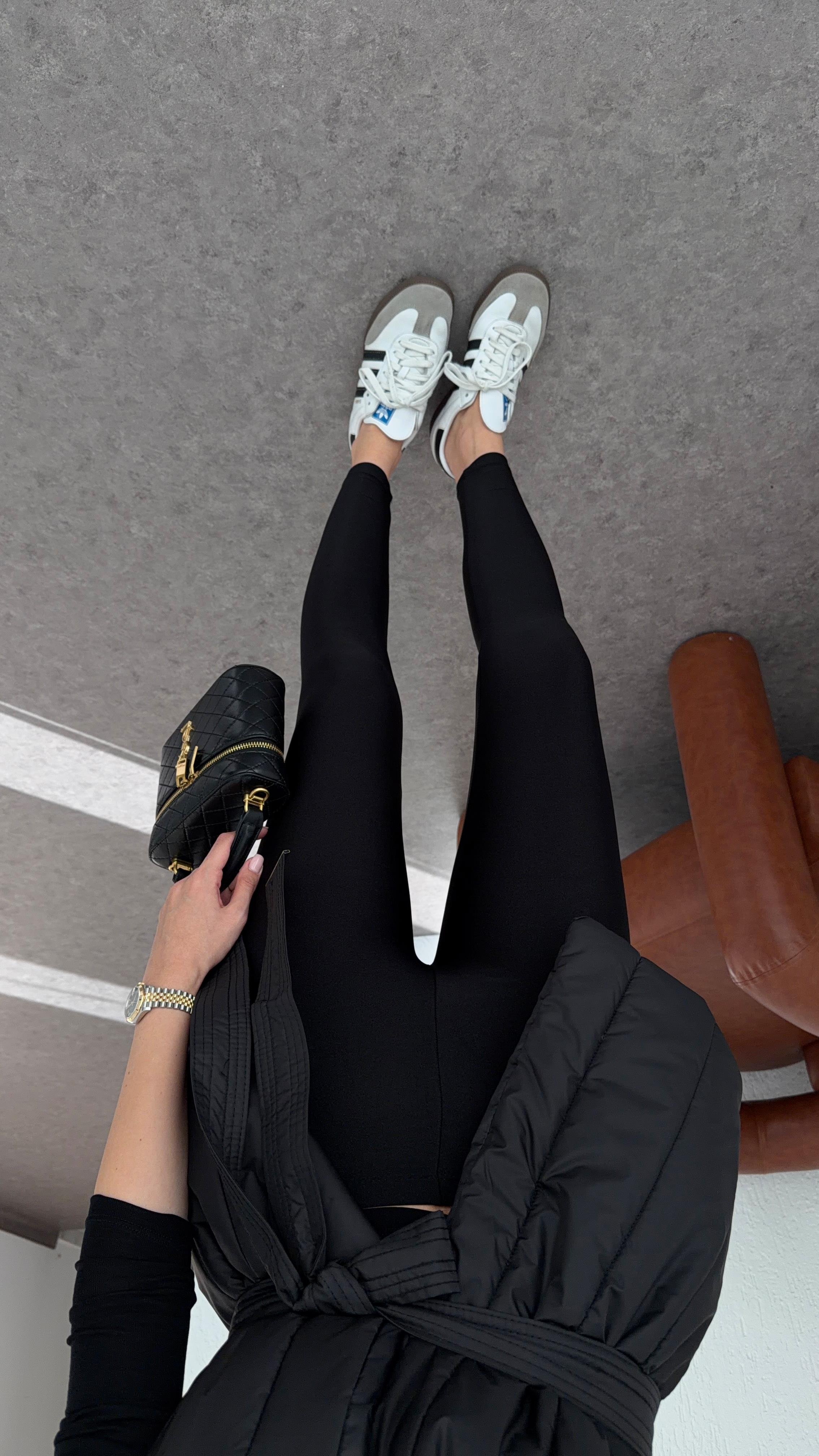 Premium Siyah Disco Tayt