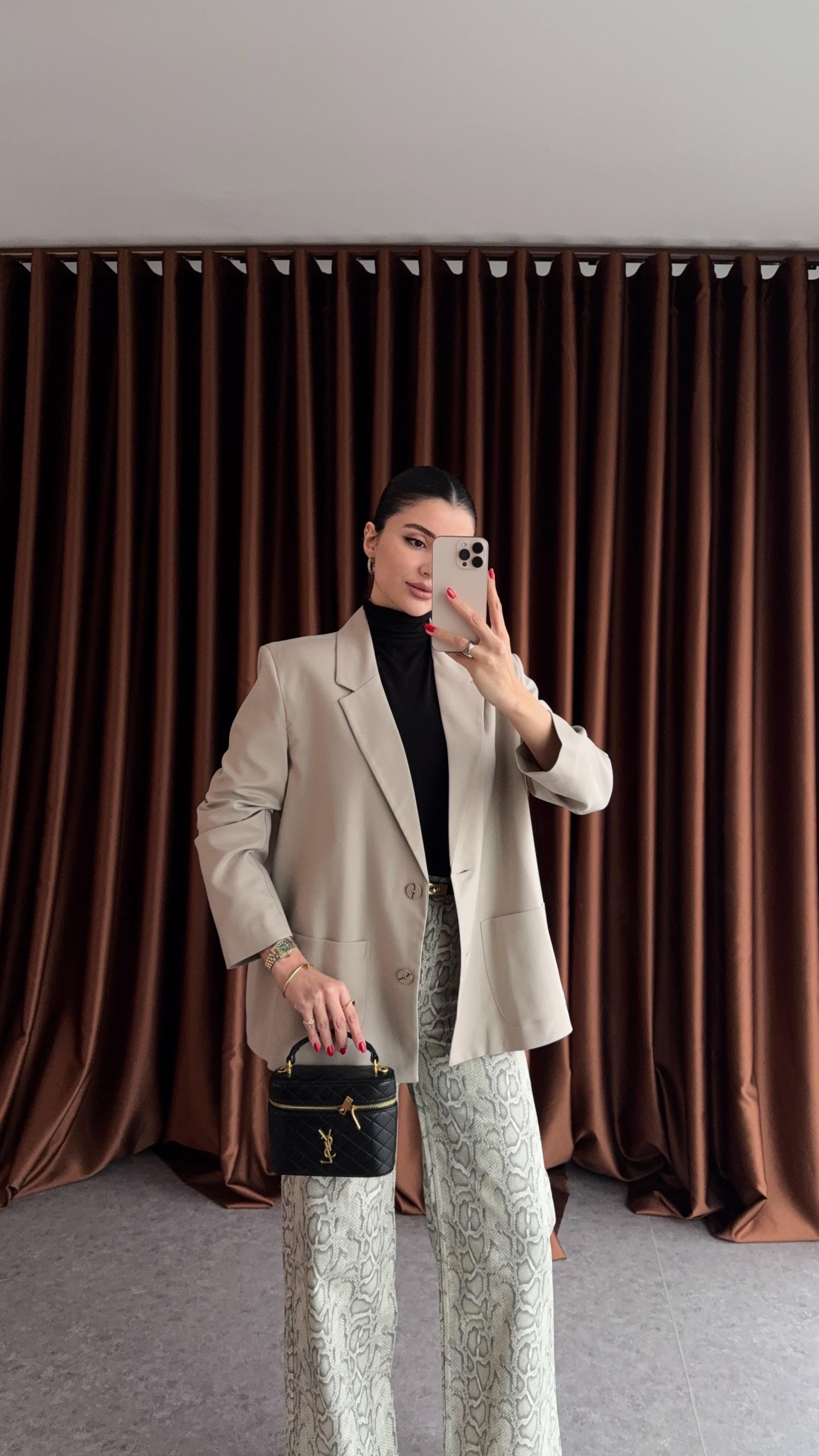 Premium Taş Blazer Ceket