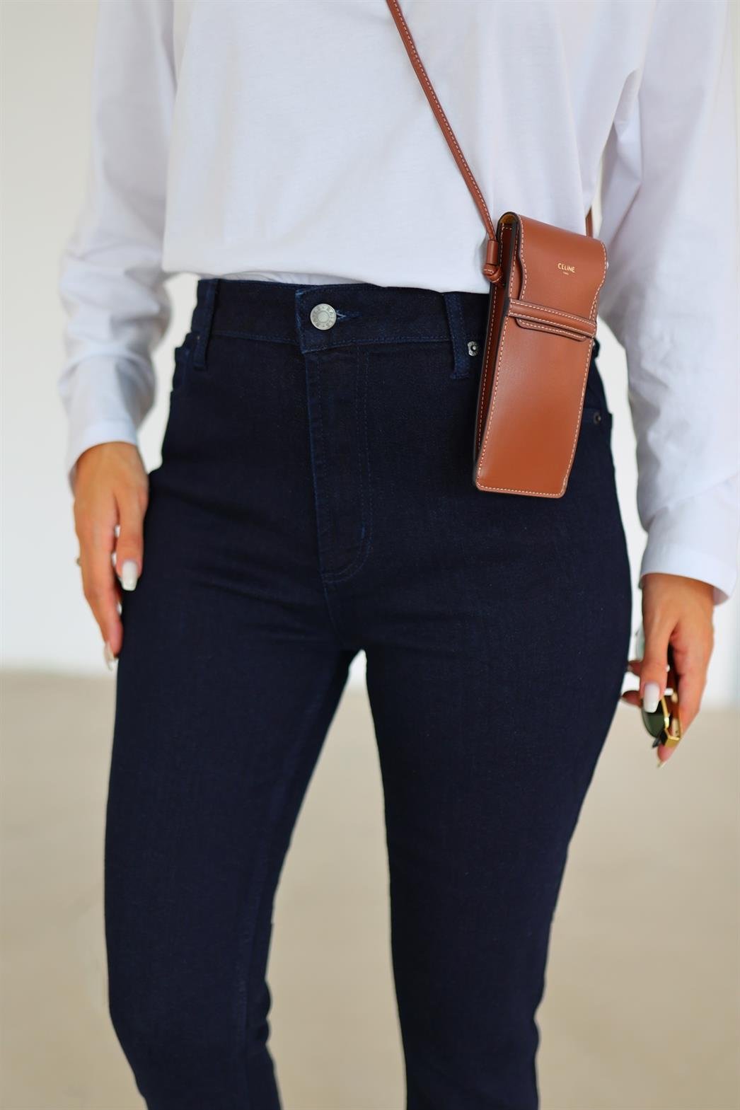 R Koyu Lacivert Skinny Jean