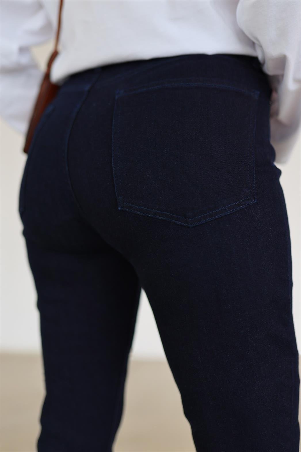 R Koyu Lacivert Skinny Jean