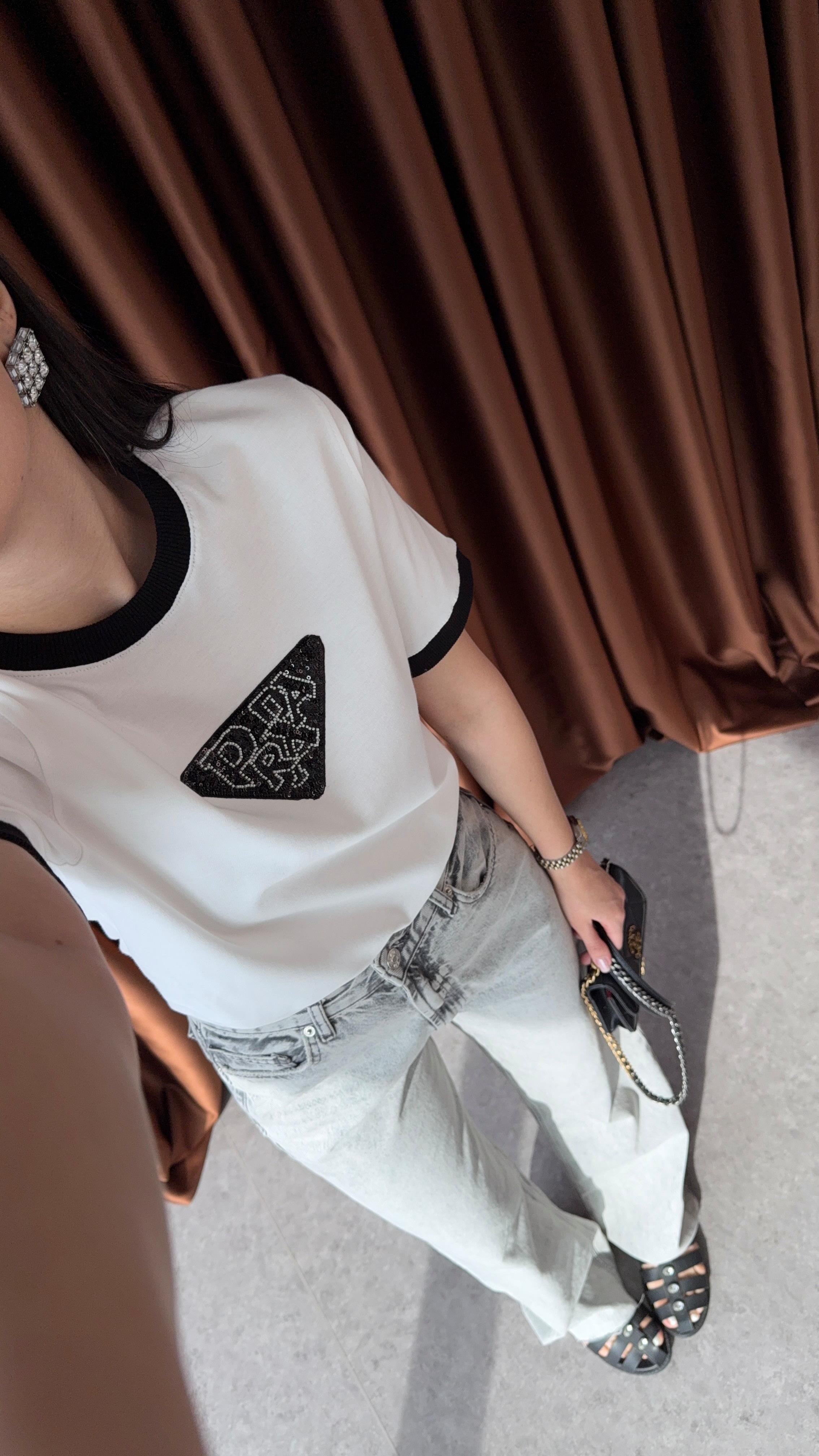 Rada Beyaz Tshirt