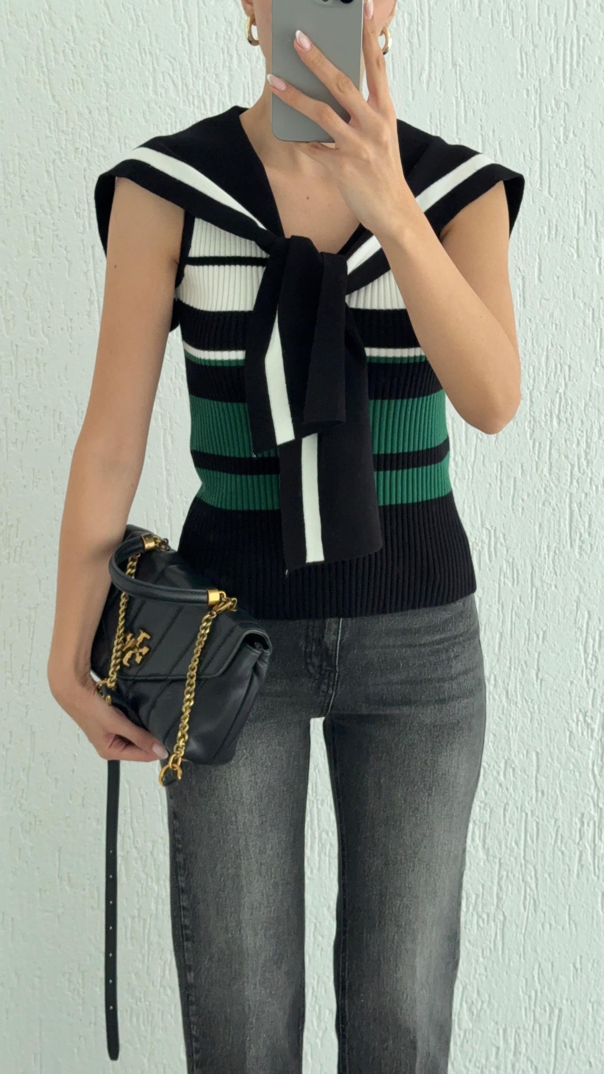 Renkli Denizci Triko