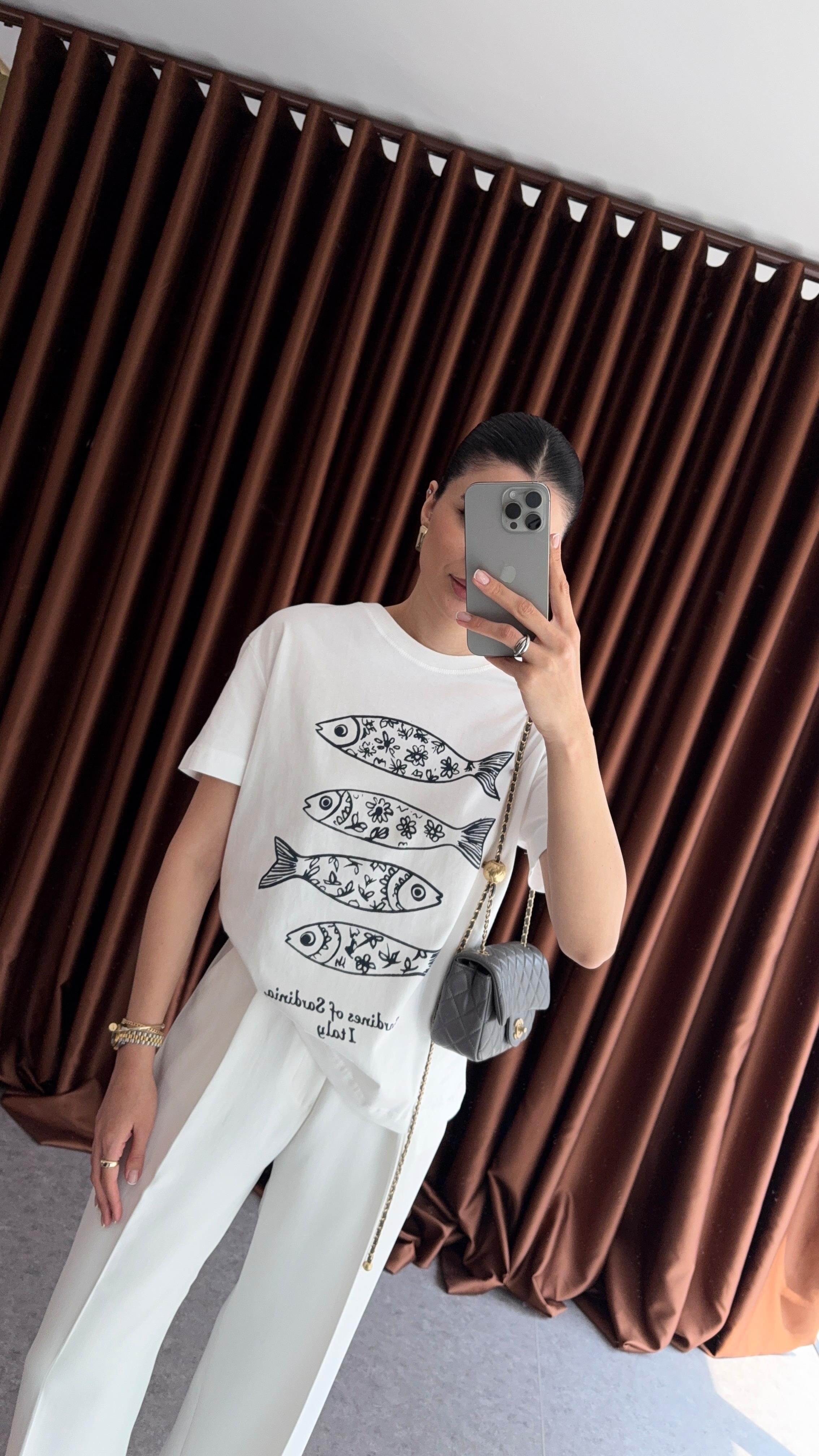 Sardinia Beyaz Tshirt