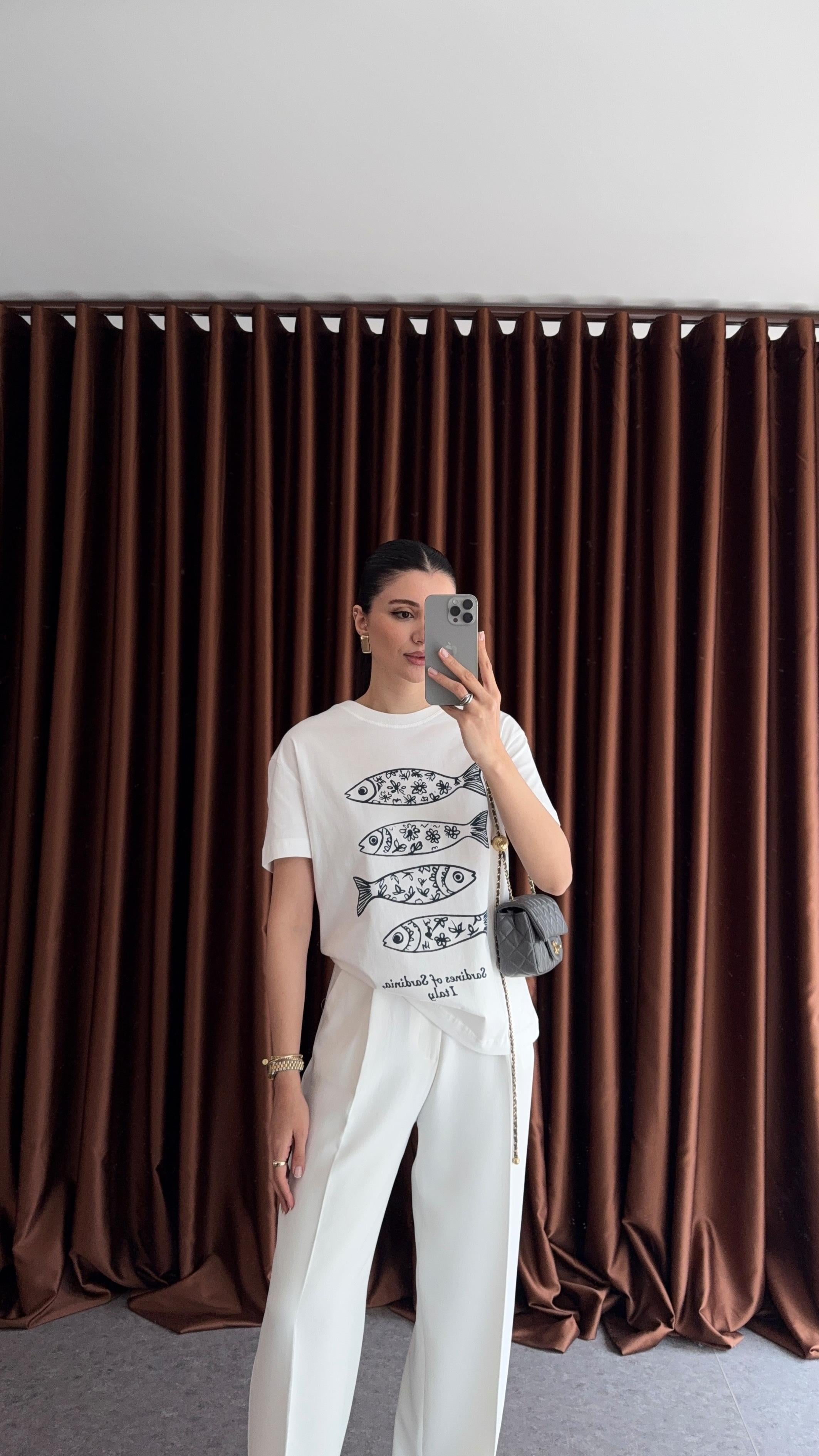 Sardinia Beyaz Tshirt