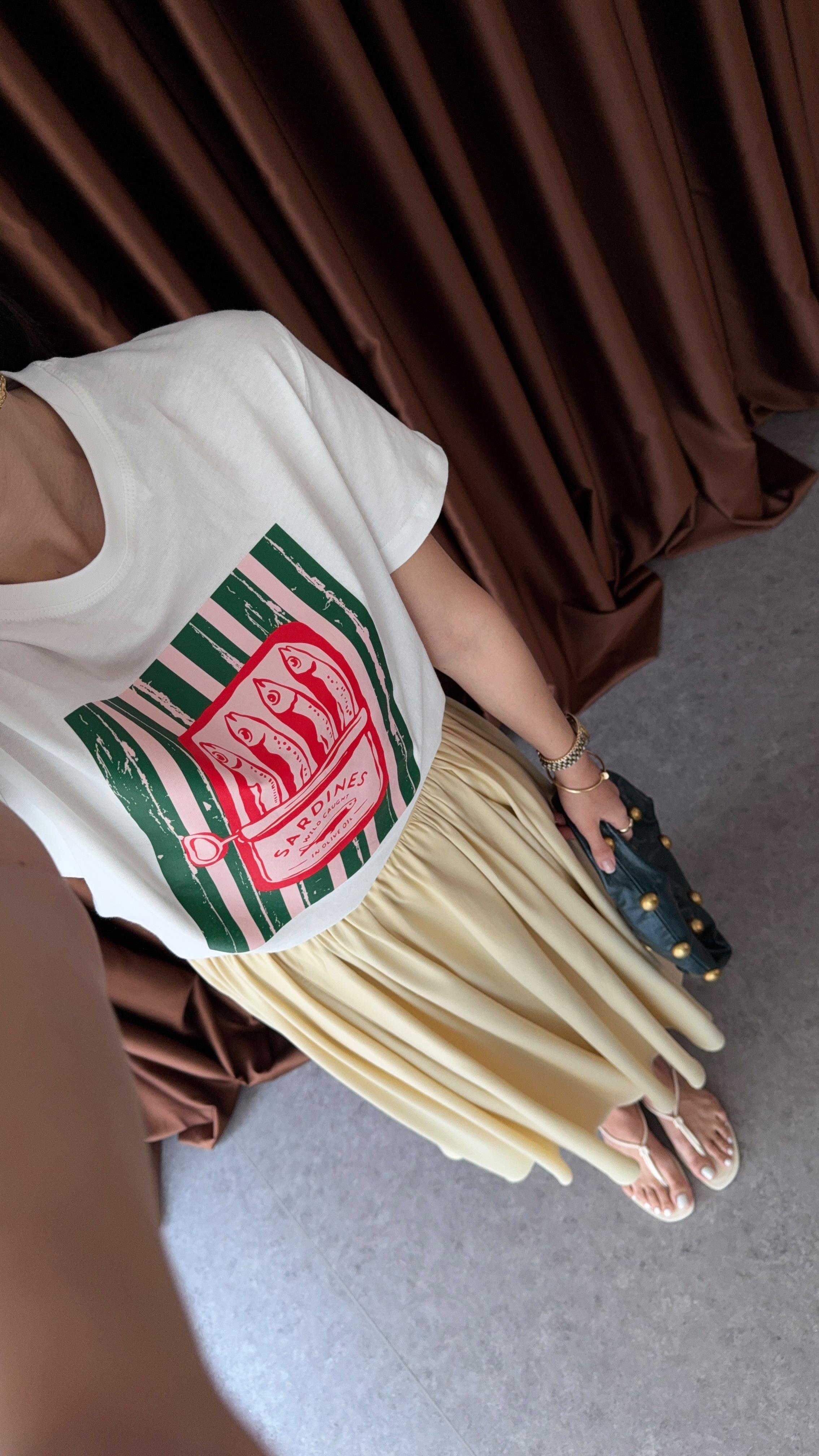 Sardinies Wild Beyaz Tshirt