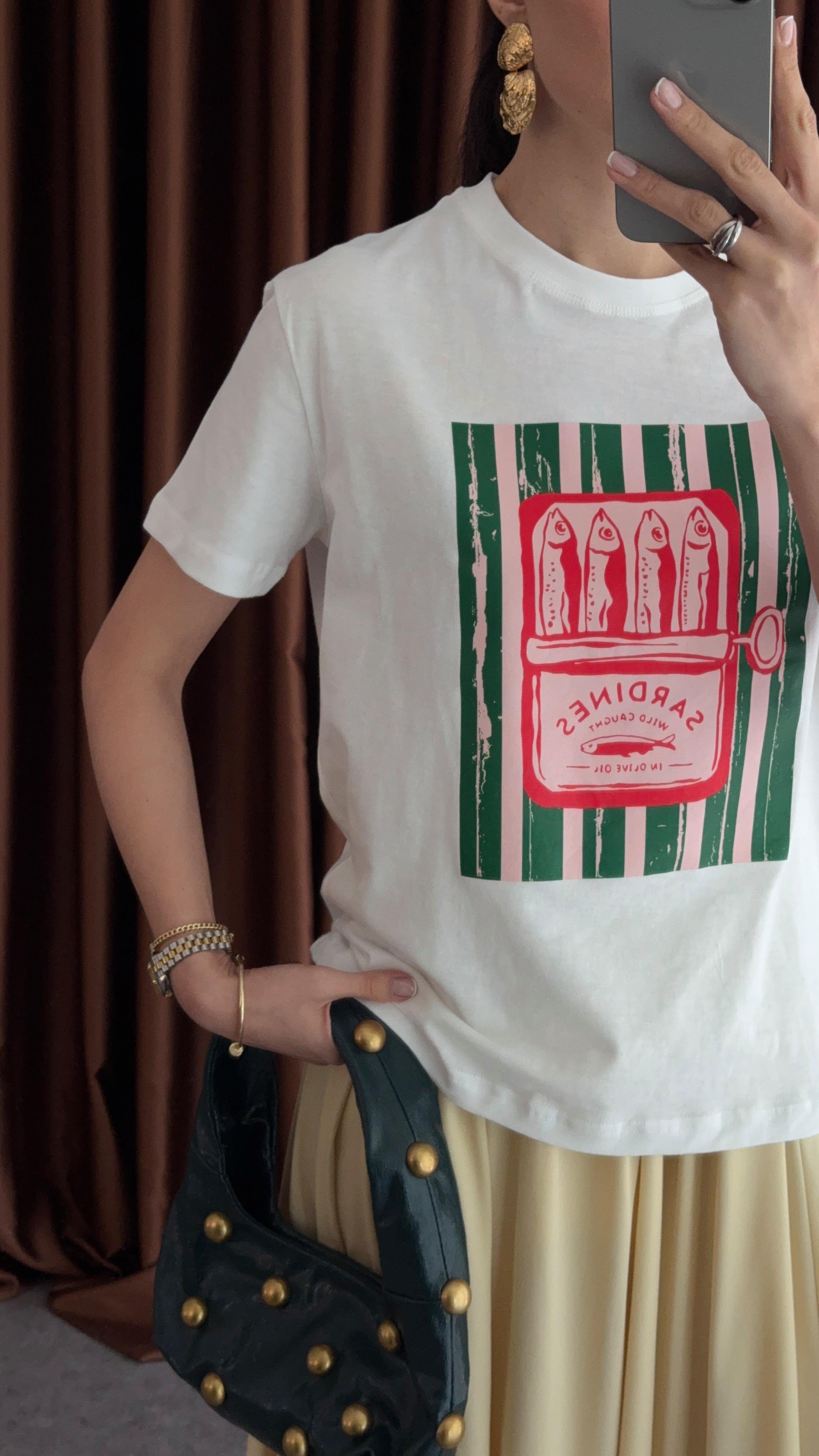 Sardinies Wild Beyaz Tshirt