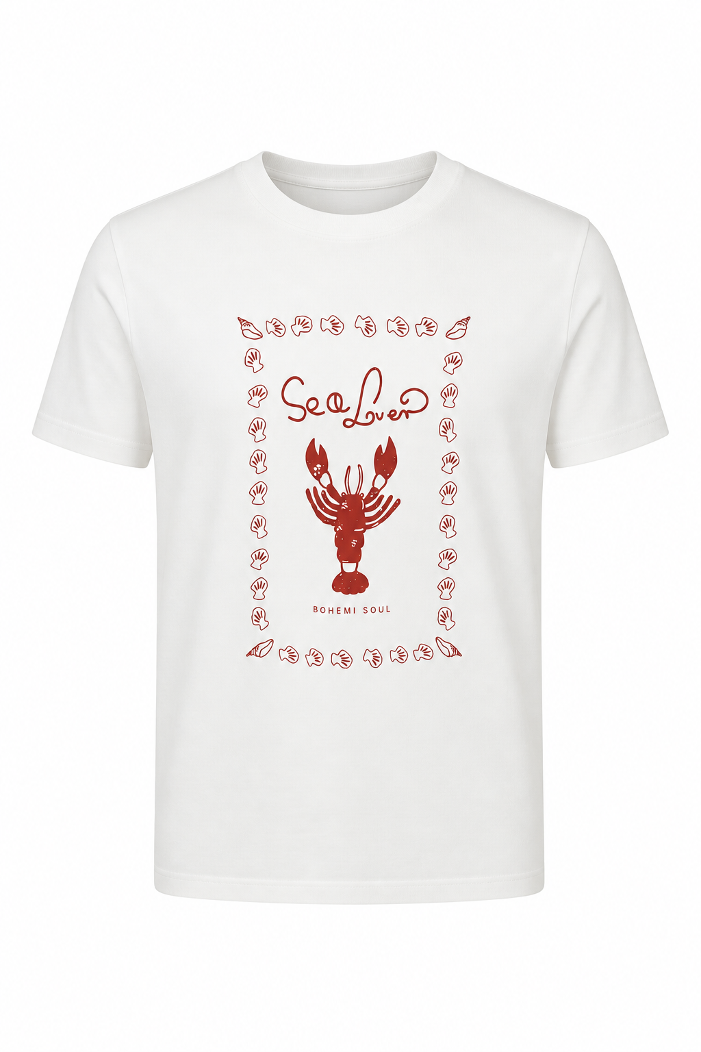 Sea Lover Beyaz Tshirt