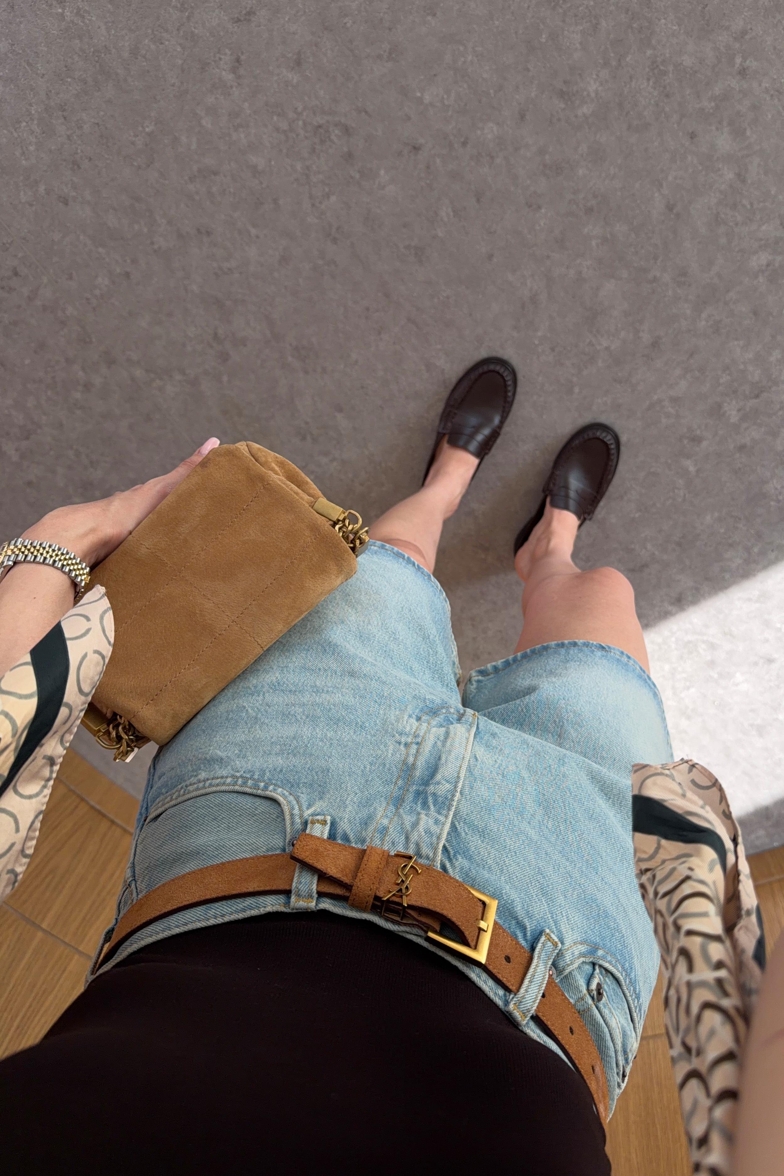 Şehir Boy Açık Mavi Denim Şort