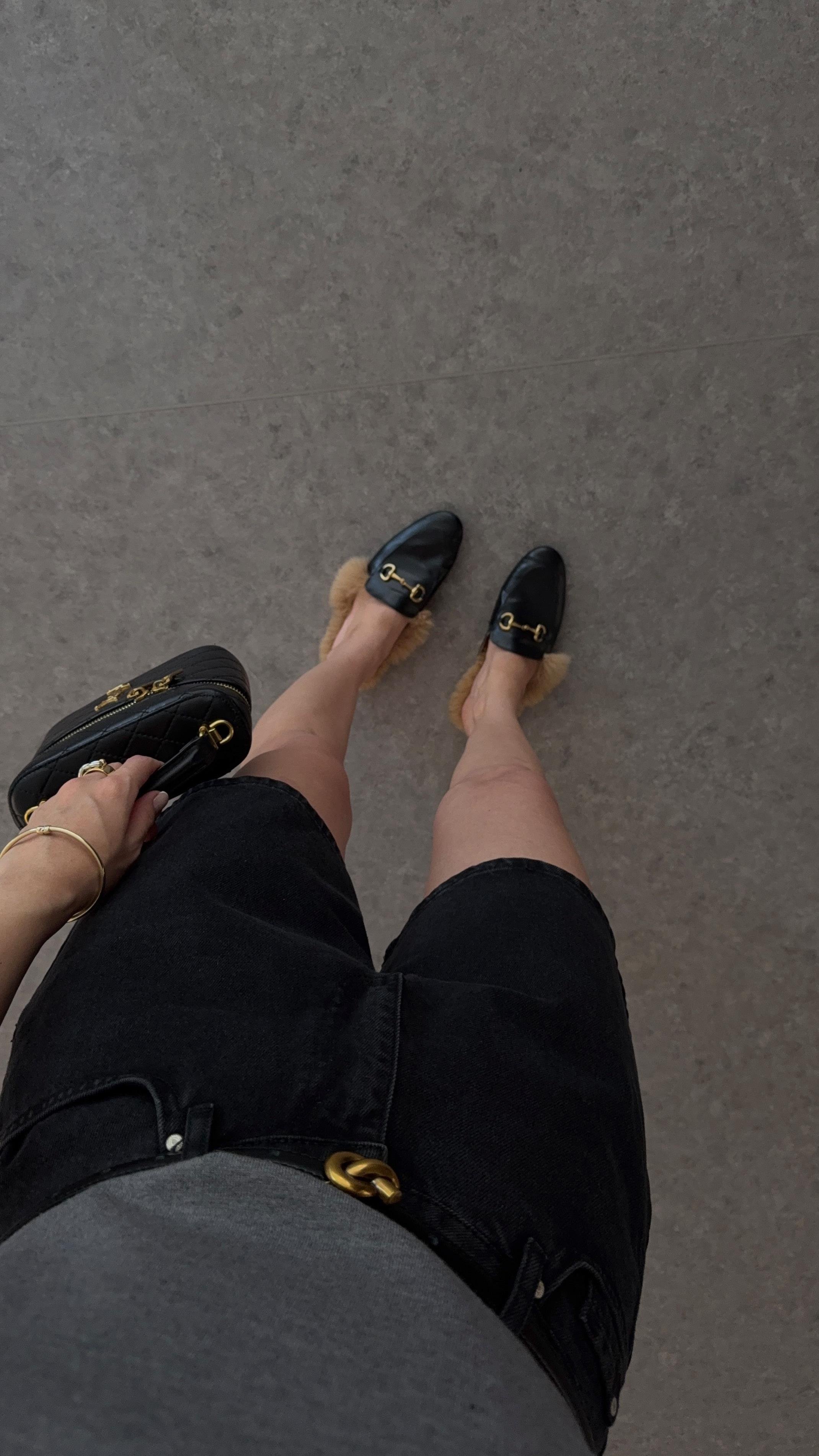 Şehir Boy Antrasit Denim Şort