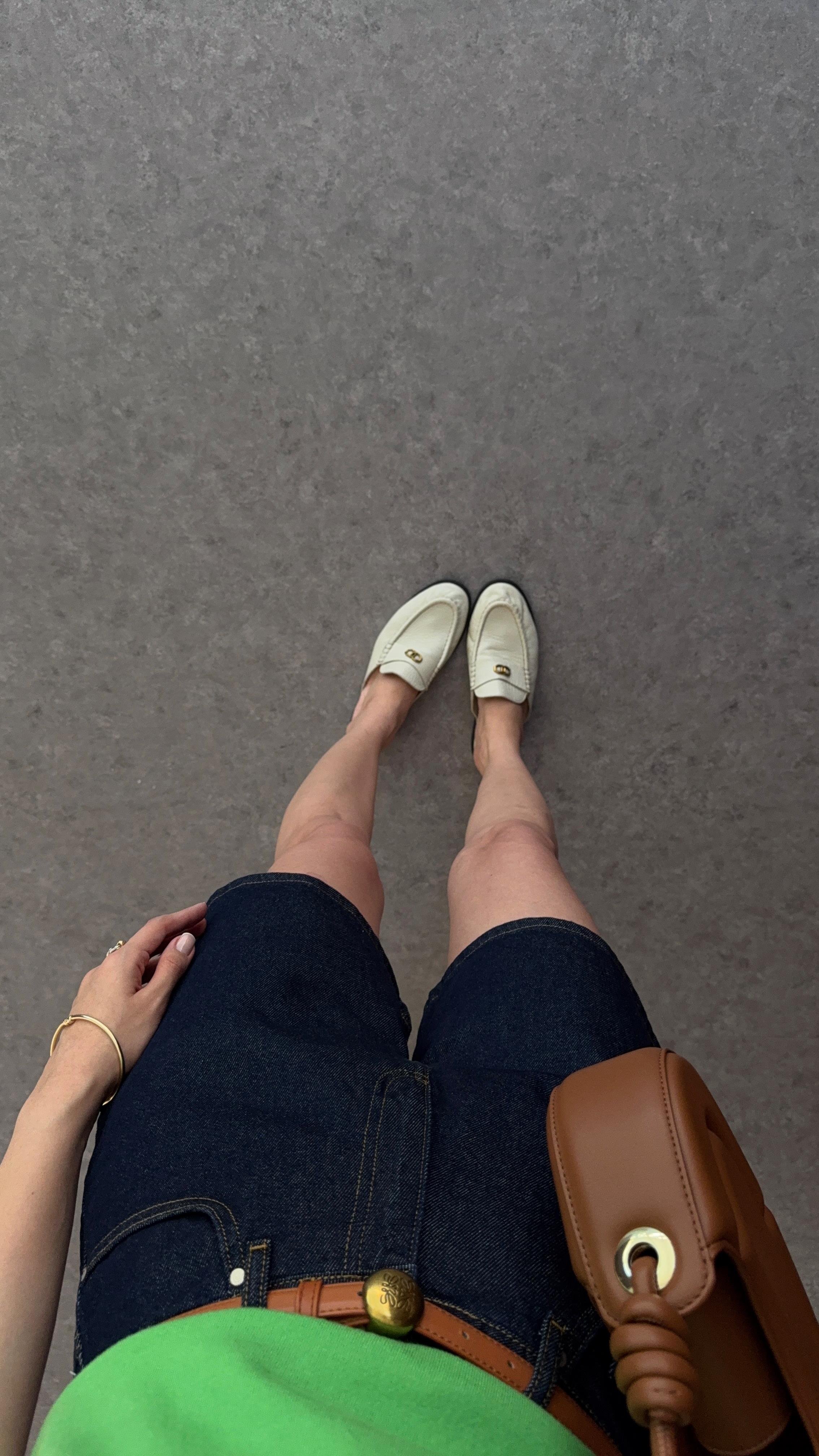 Şehir Boy Lacivert Denim Şort