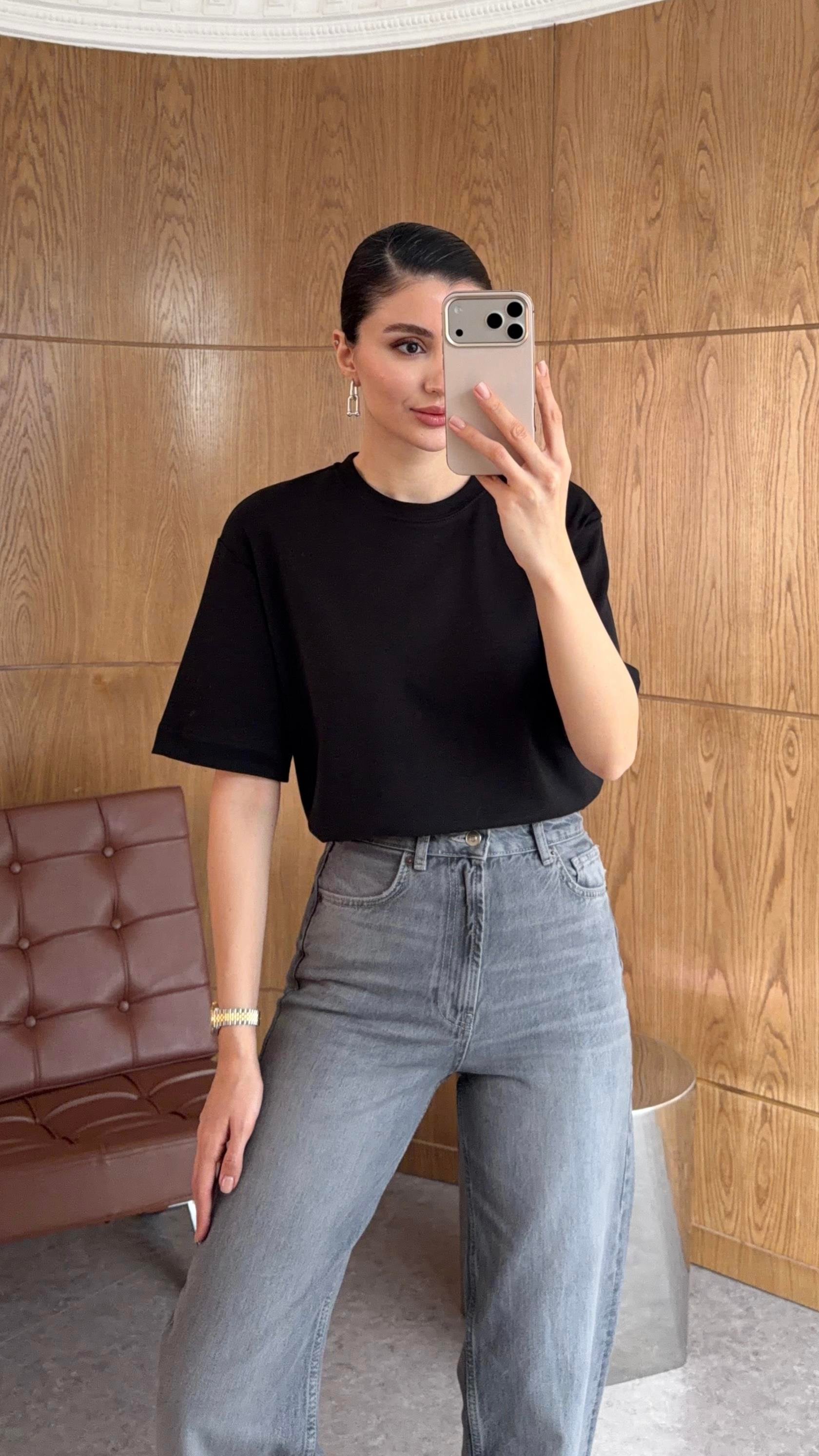 Siyah Basic Premium Tshirt