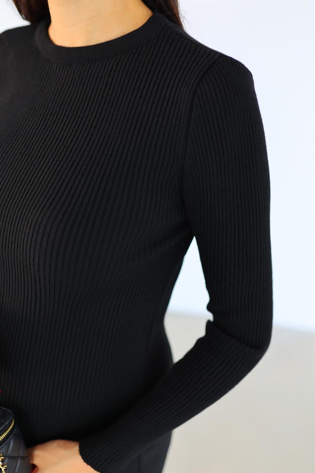 Siyah Basic Triko