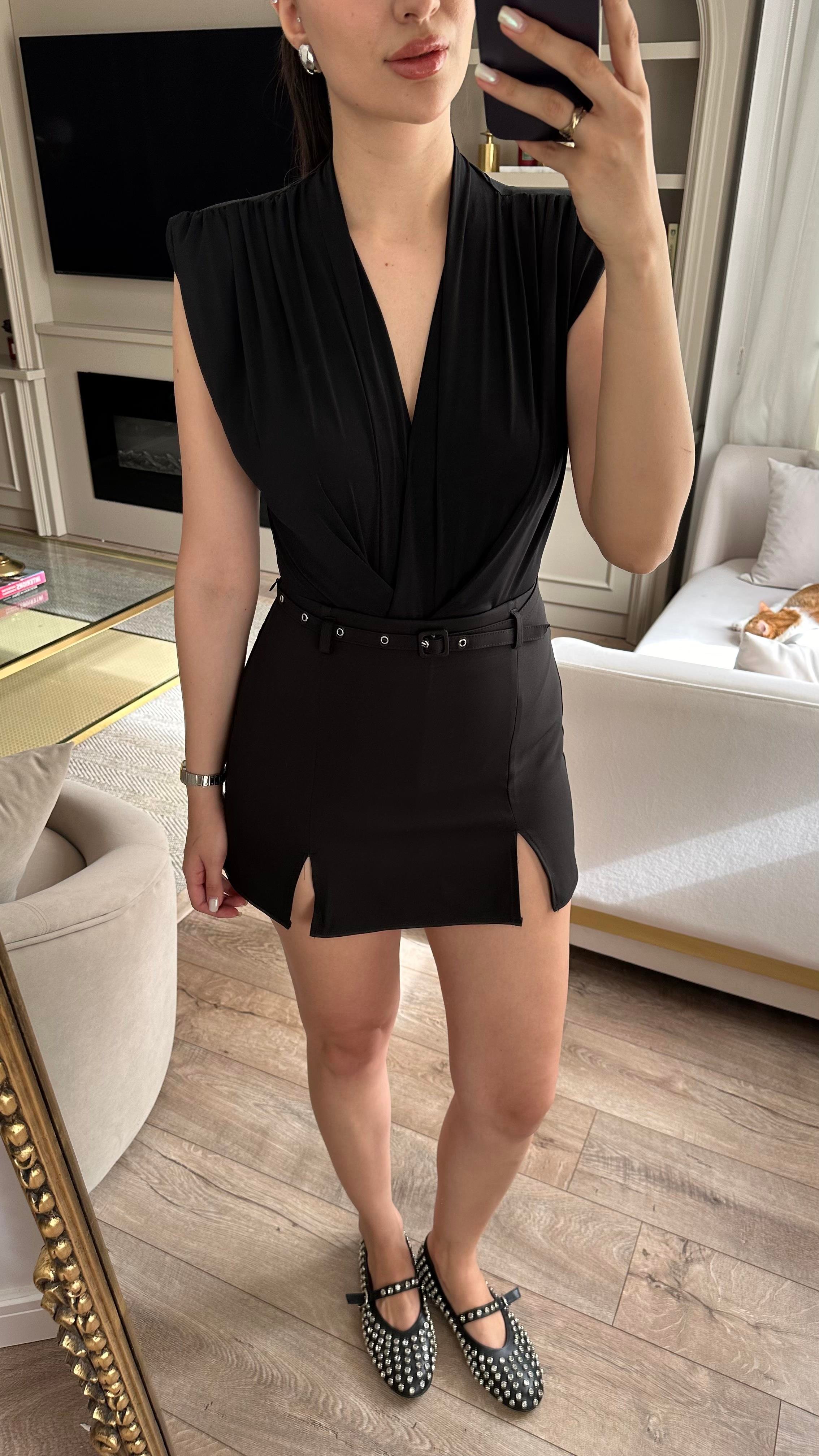 Siyah Bodysuit