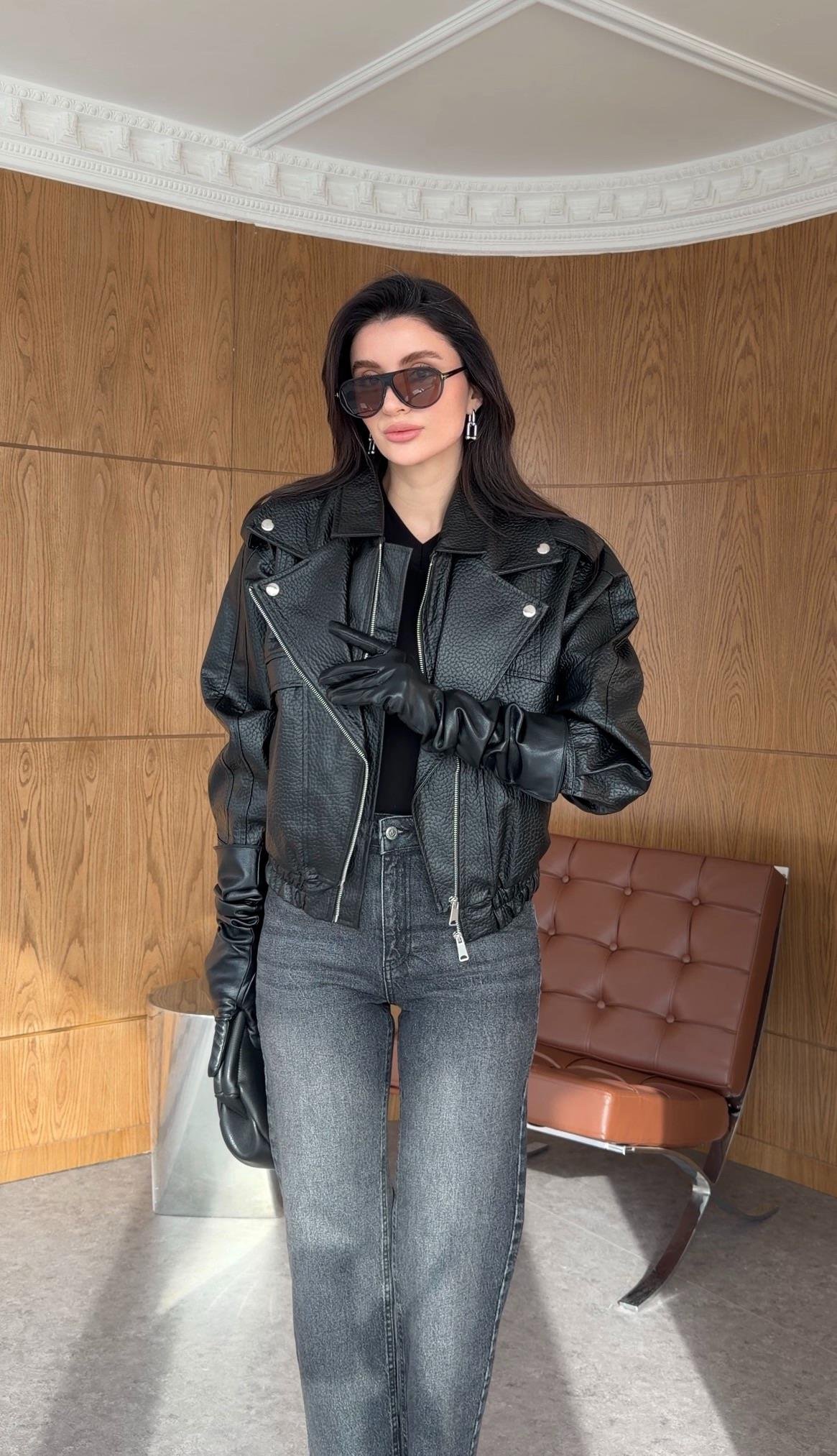 Siyah Premium Deri Ceket