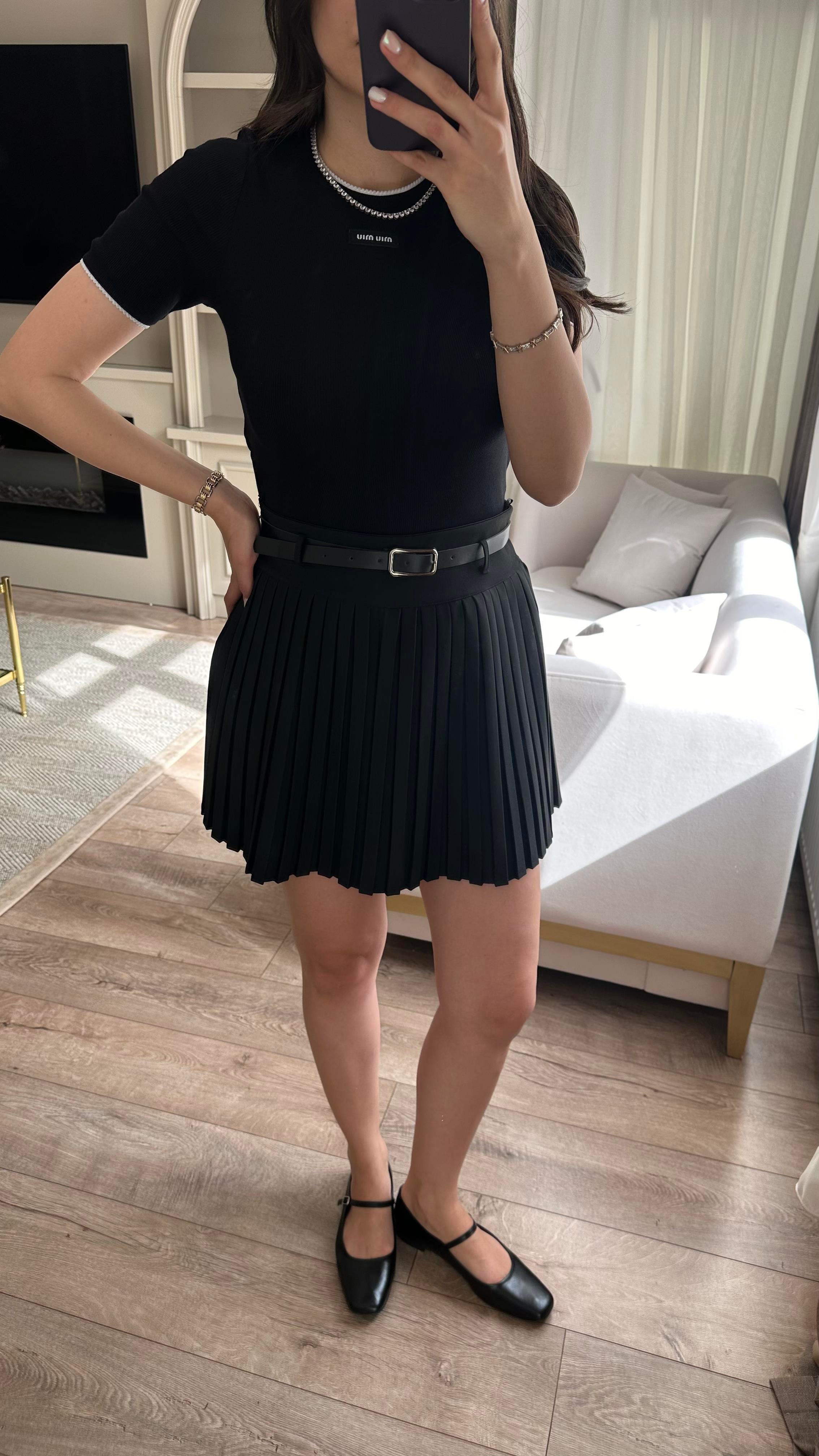 Siyah Şort Etek