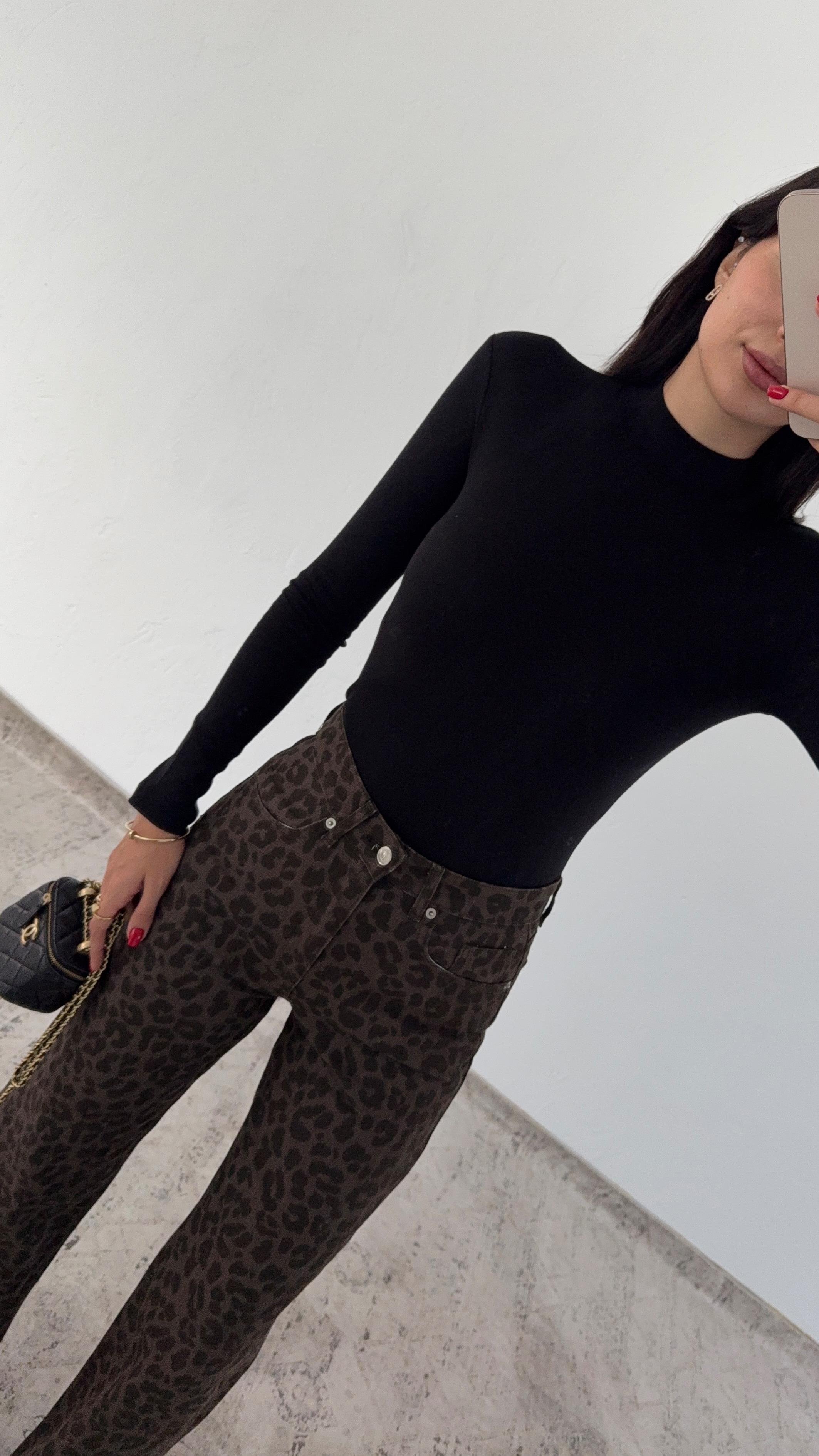 Soft Touch Balıkçı Siyah Basic Bluz