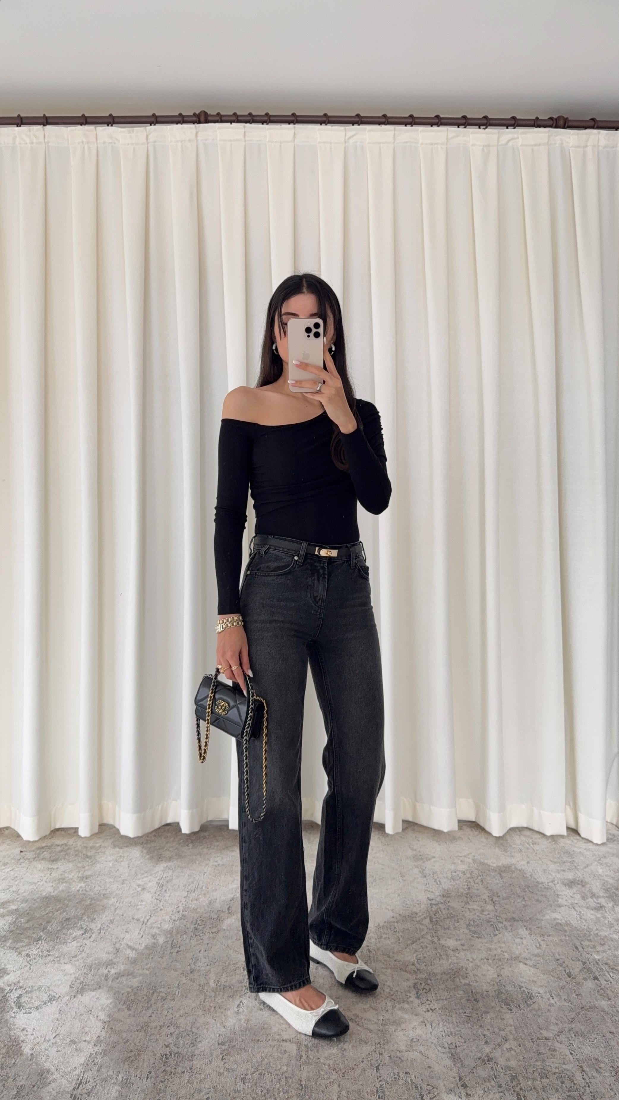 Straight Antrasit Jean