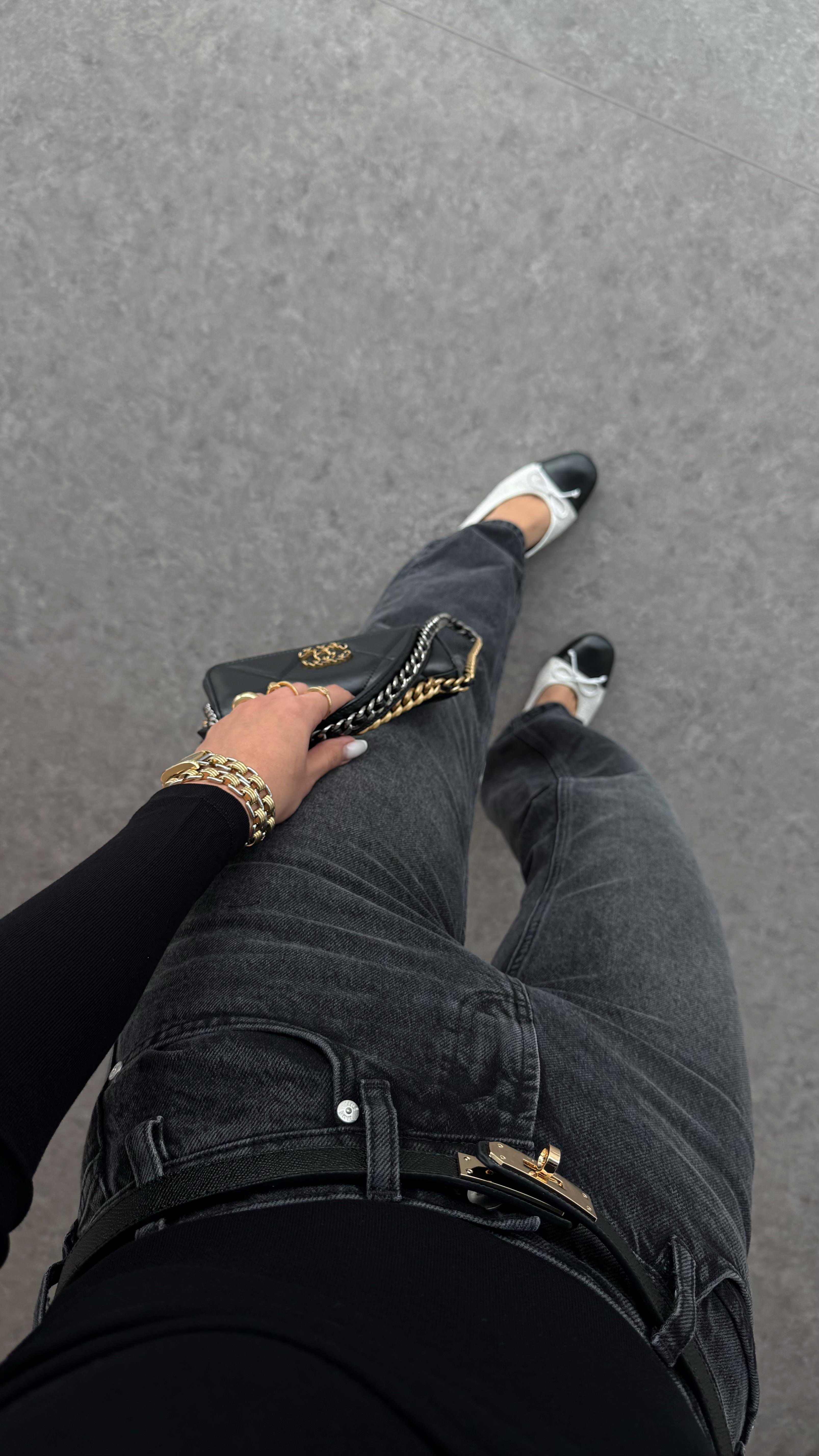 Straight Antrasit Jean
