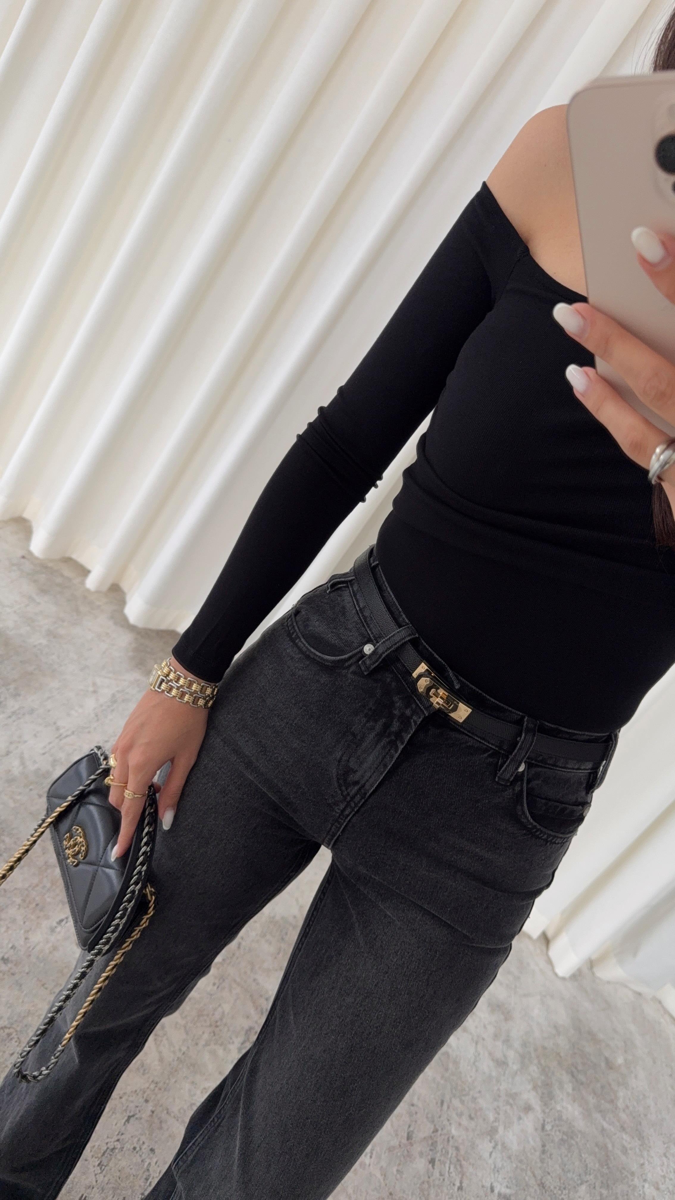 Straight Antrasit Jean