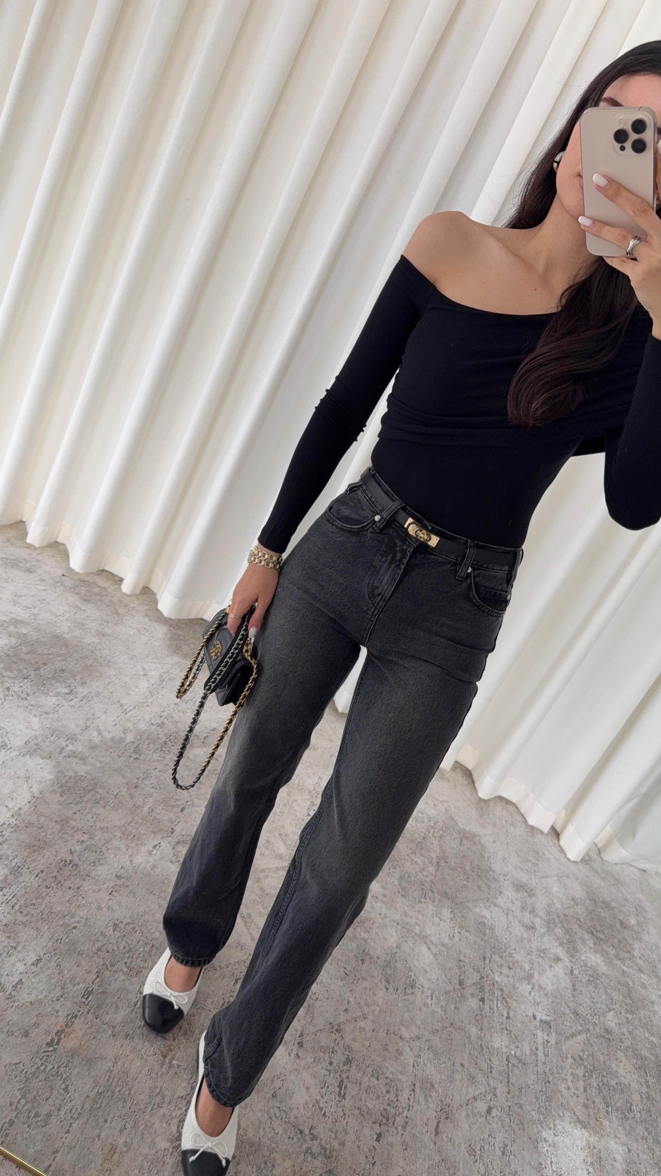 Straight Antrasit Jean