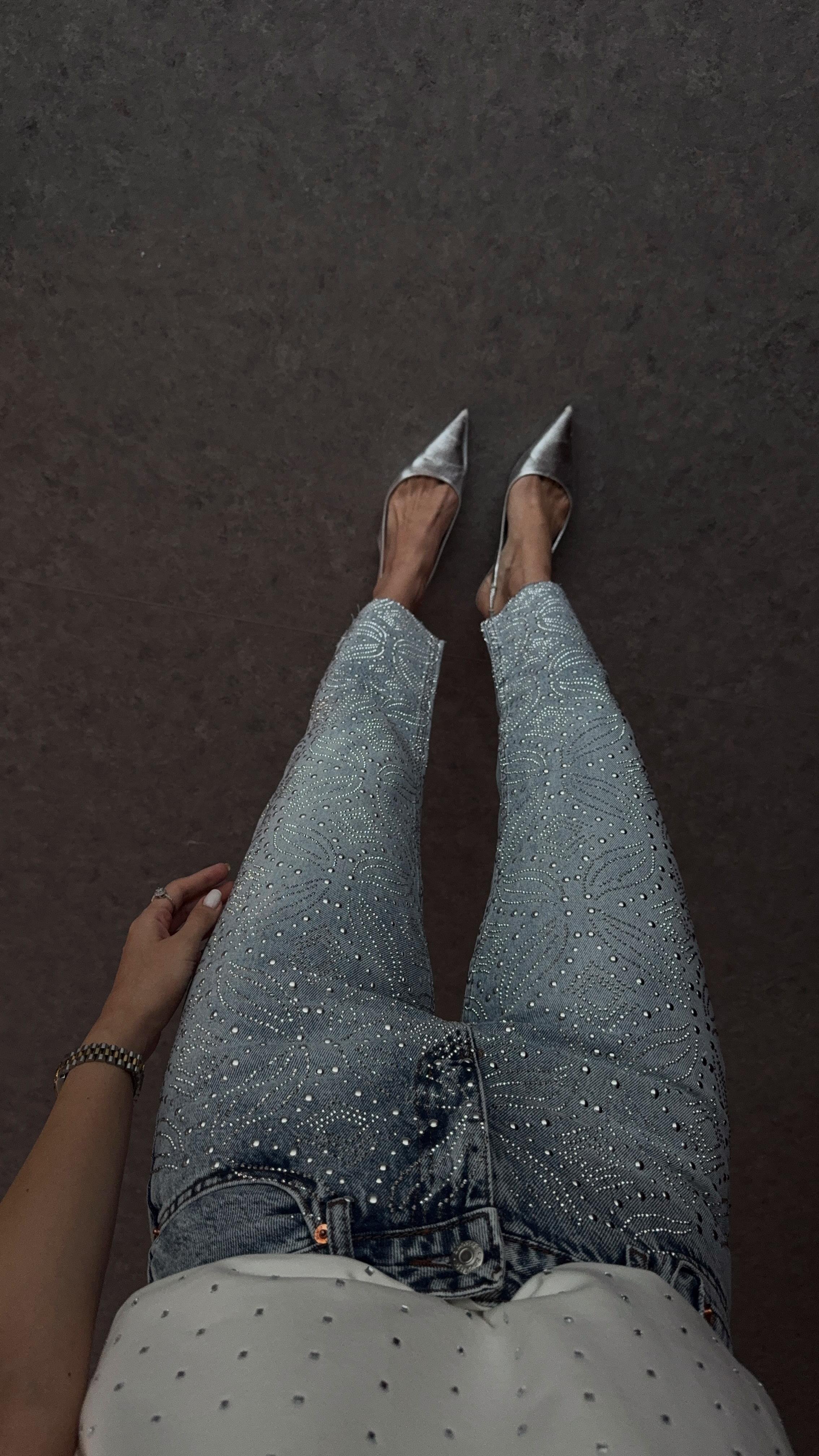 Taşlı Jean