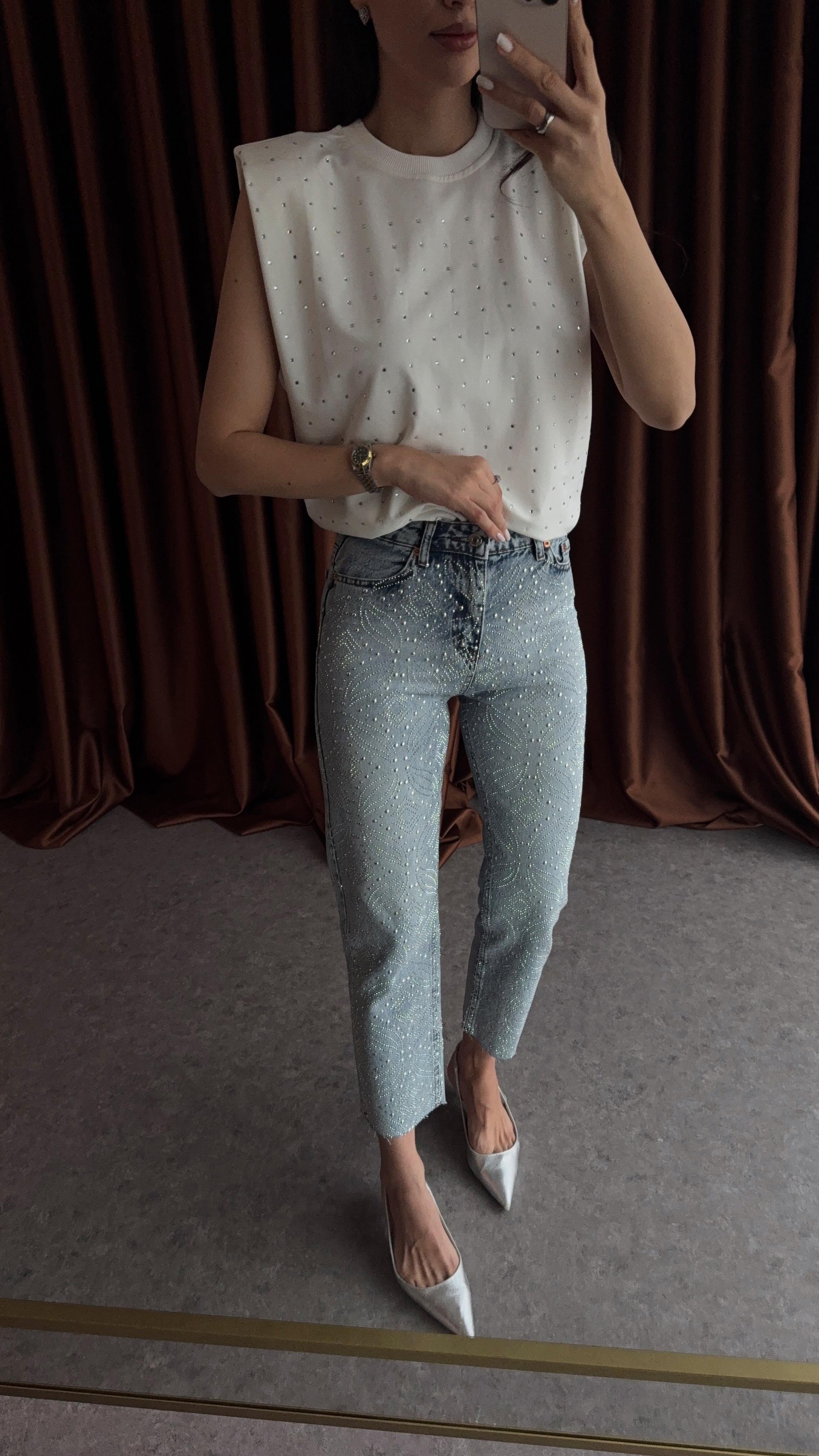 Taşlı Jean