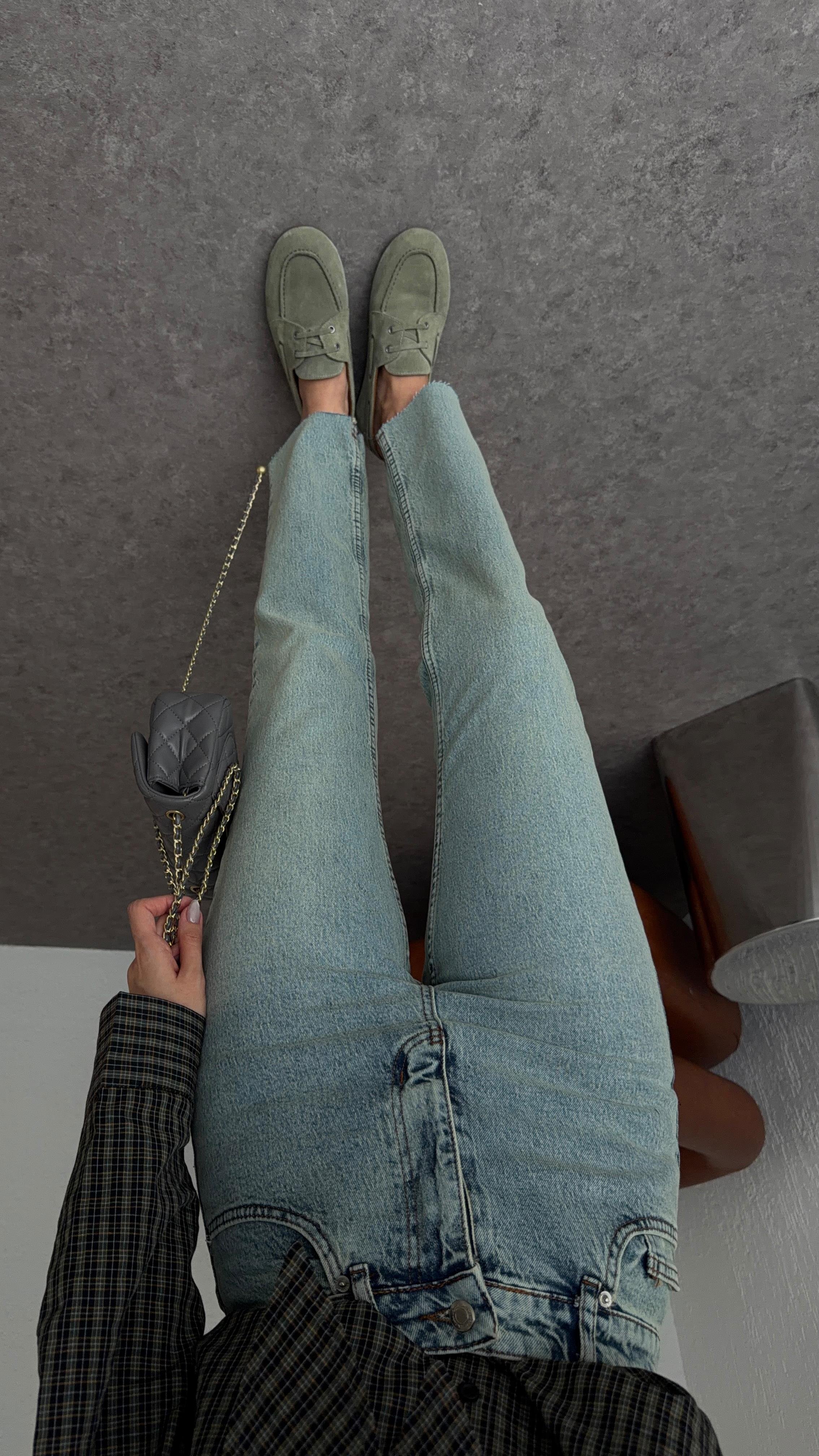 Tintli Açık Momfit Jean