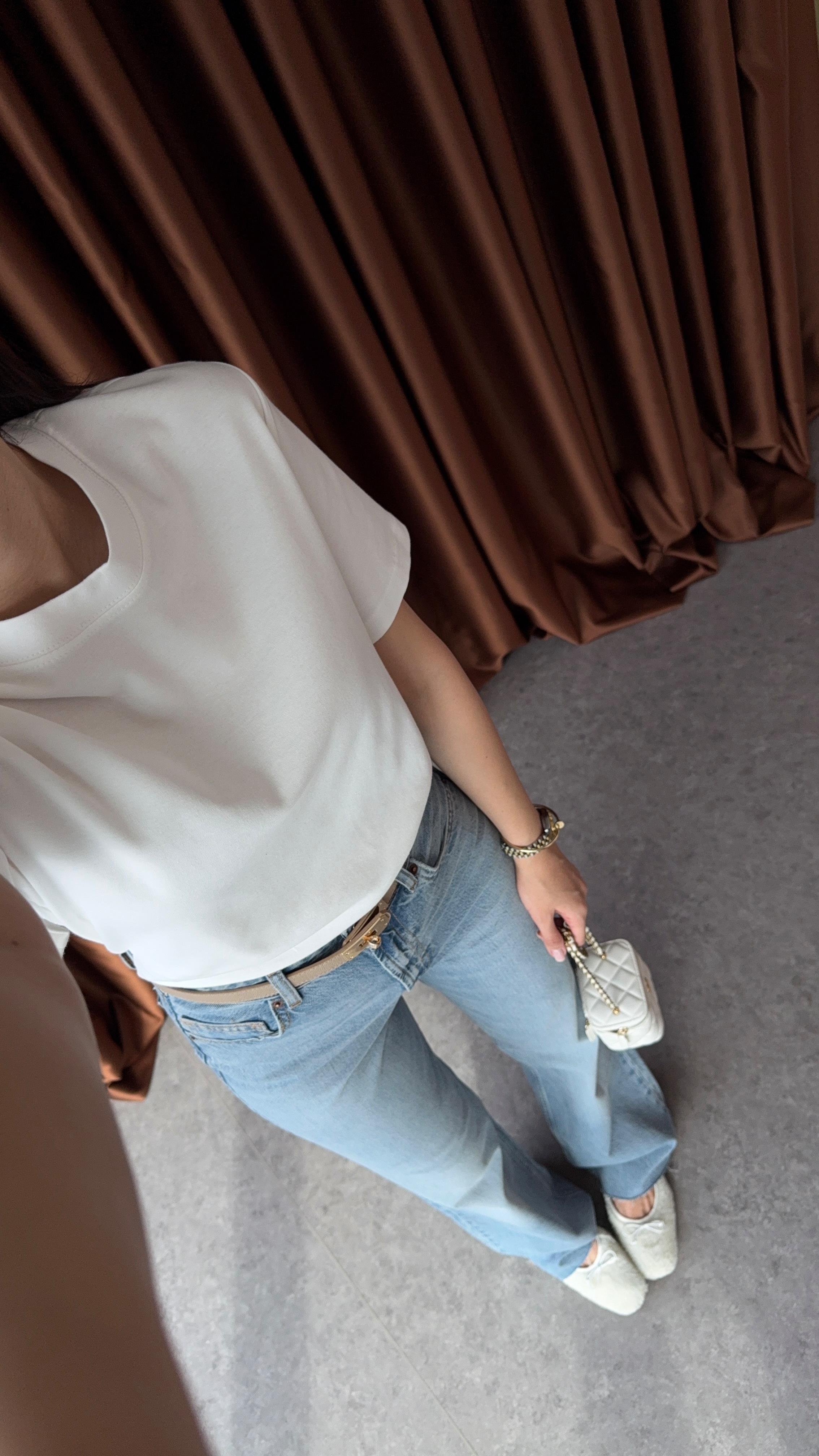 Tok Doku Beyaz Basic Tshirt