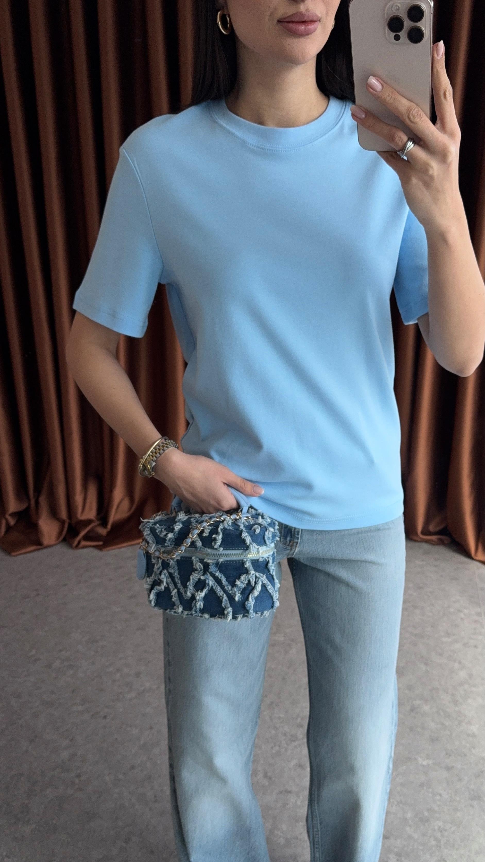 Tok Doku Mavi Basic Tshirt