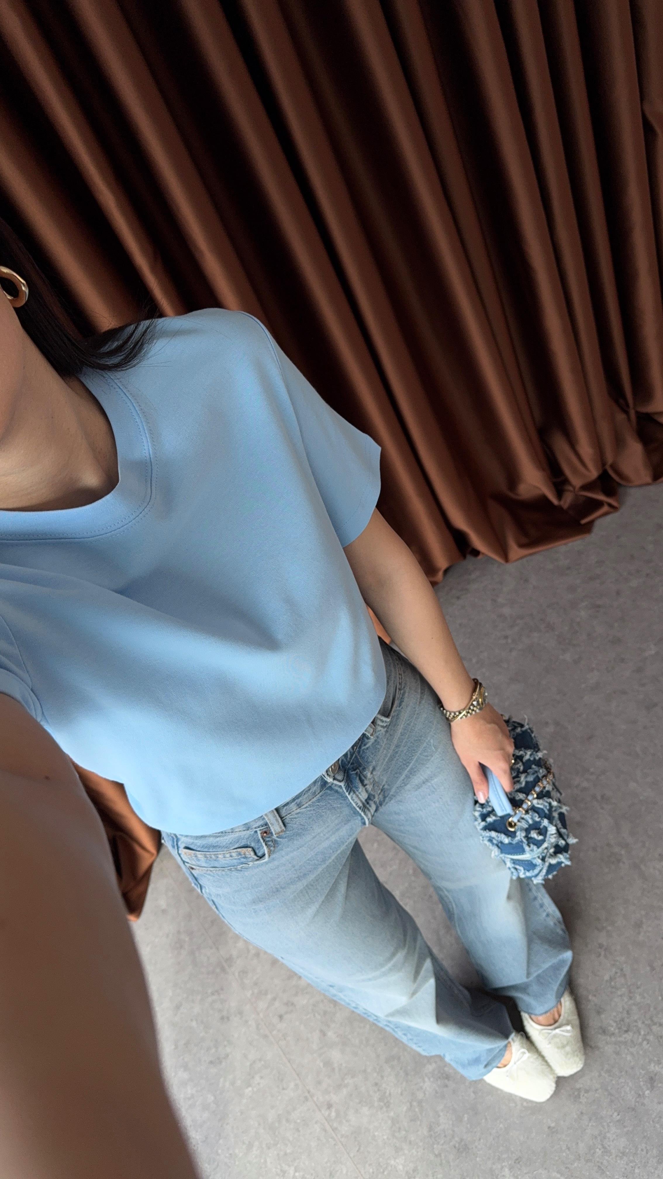 Tok Doku Mavi Basic Tshirt