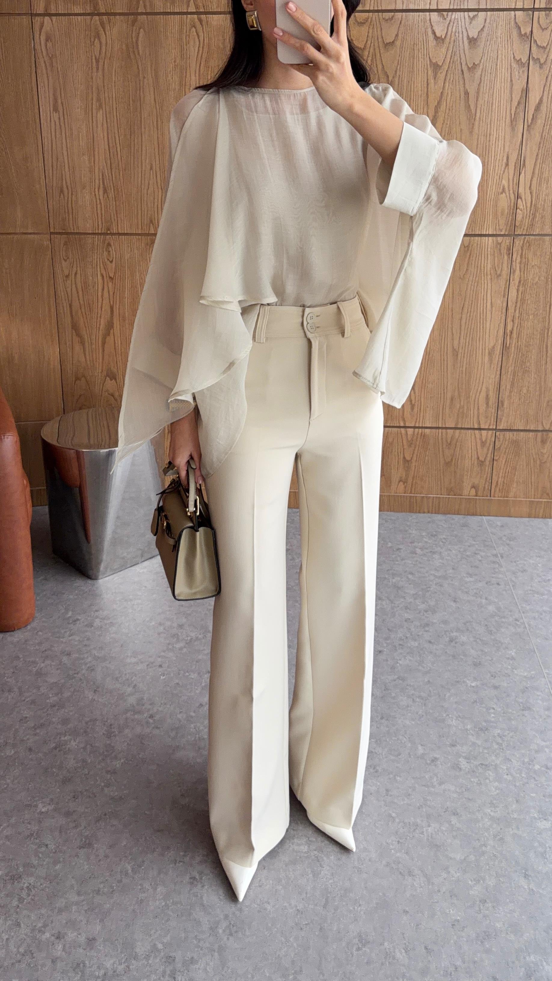 Tok Doku Premium Bej Pantolon