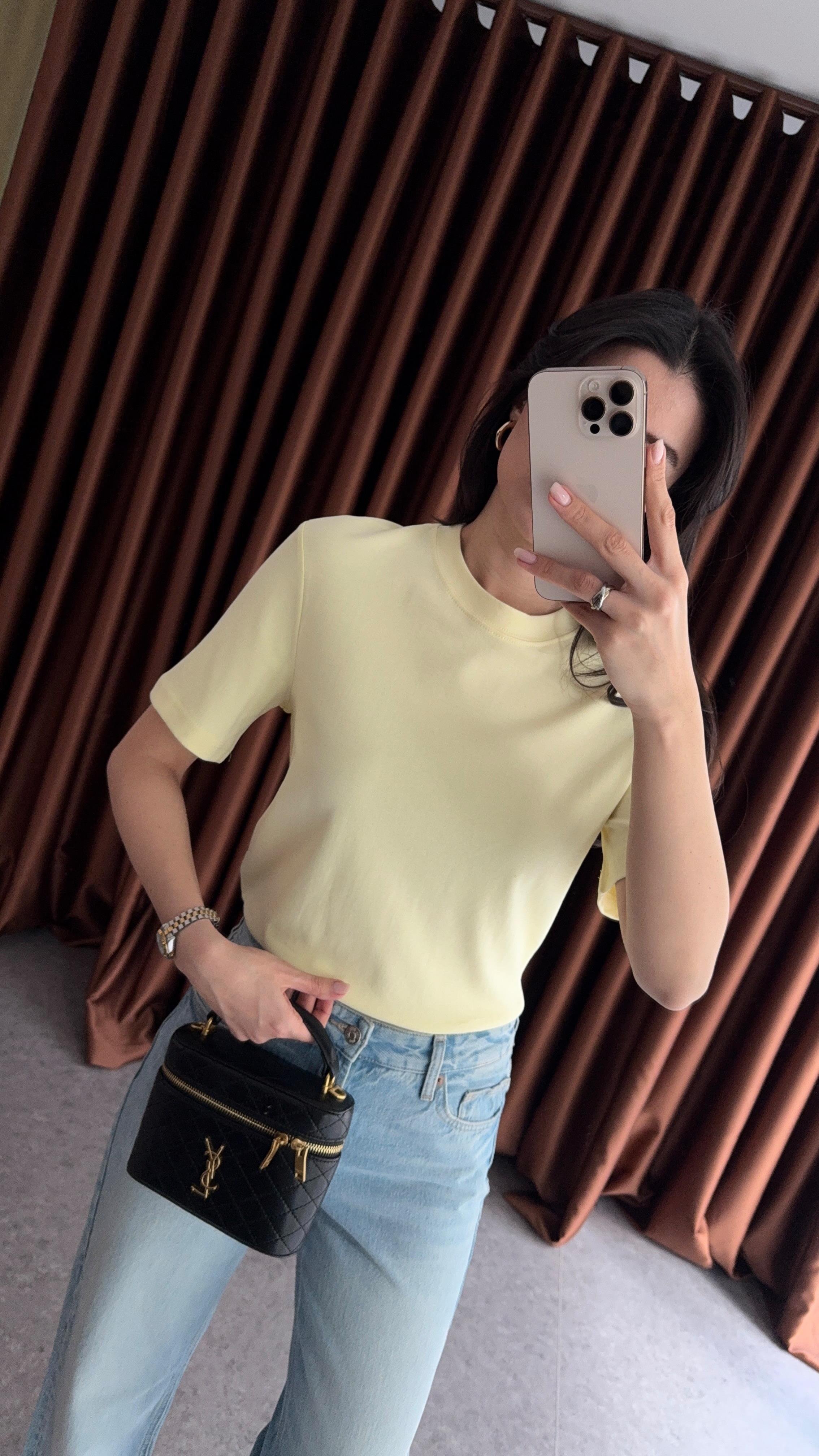 Tok Doku Sarı Basic Tshirt