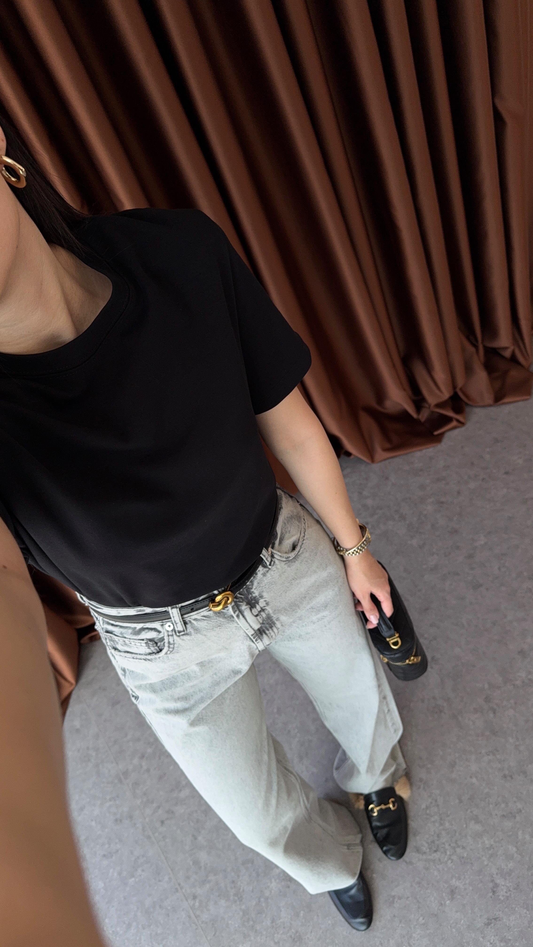 Tok Doku Siyah Basic Tshirt