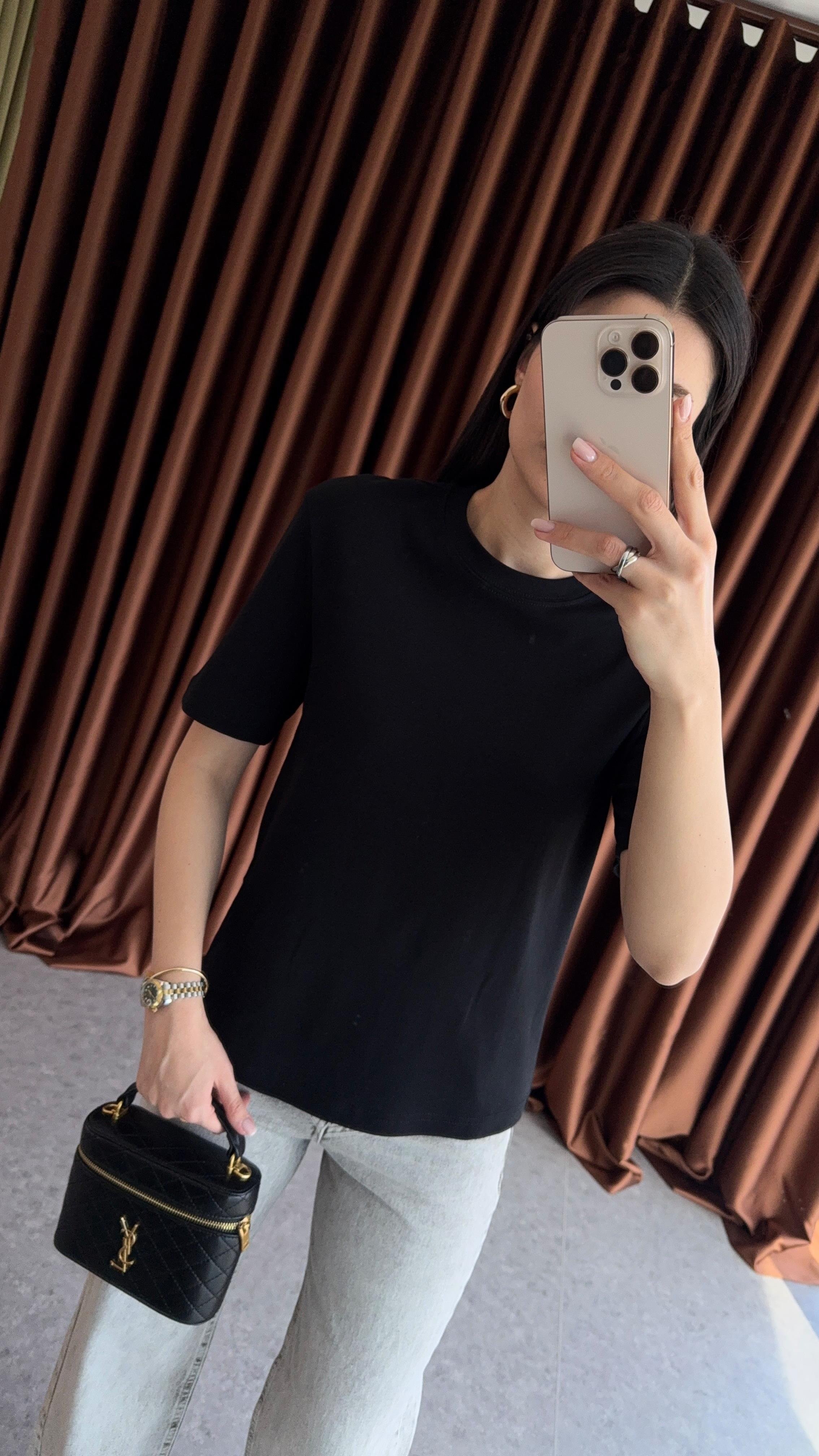 Tok Doku Siyah Basic Tshirt