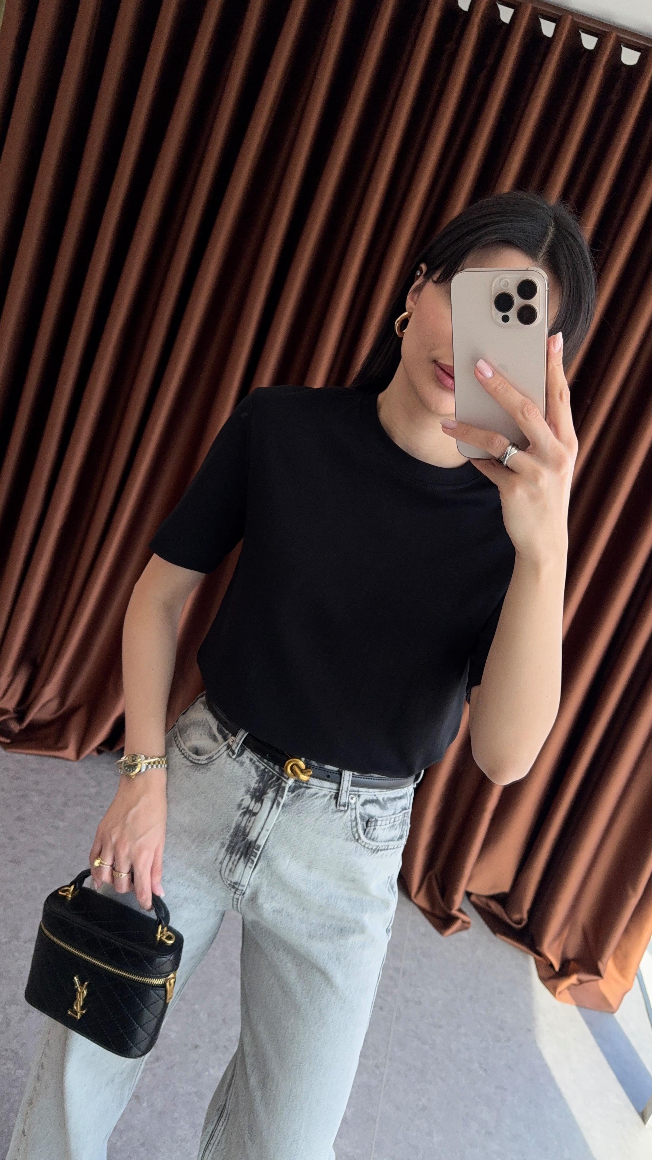 Tok Doku Siyah Basic Tshirt