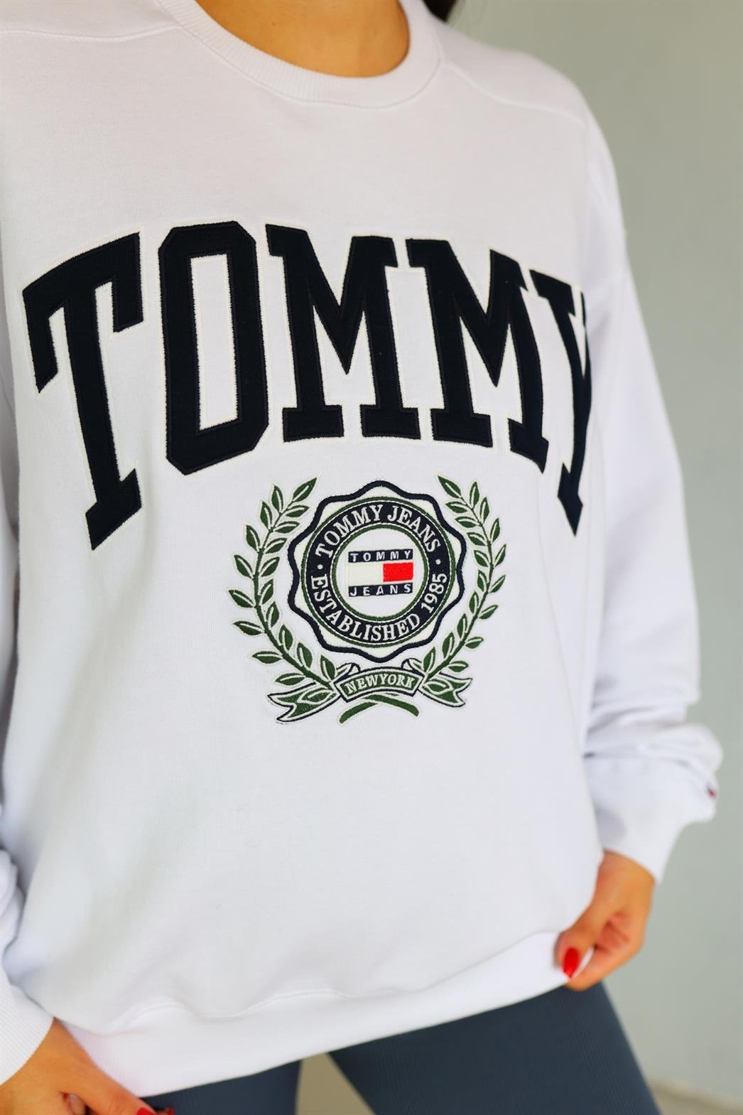 Tom Beyaz Sweat