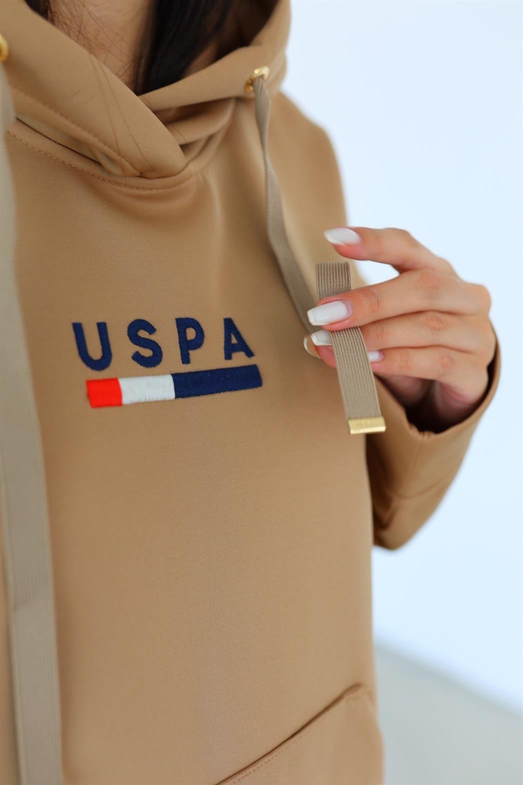 USPA Kahverengi Sweatshirt
