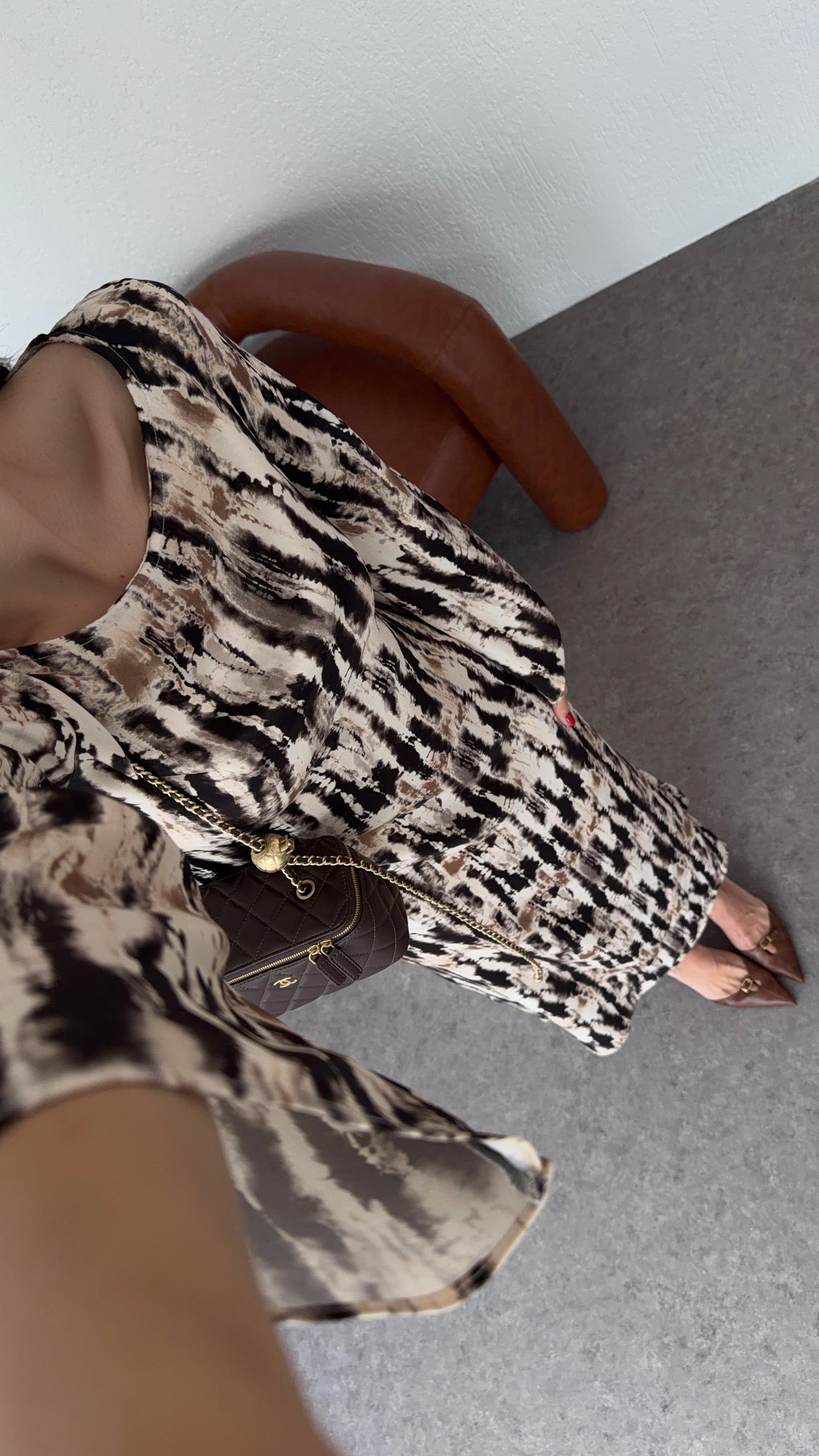 Uzun Batik Elbise