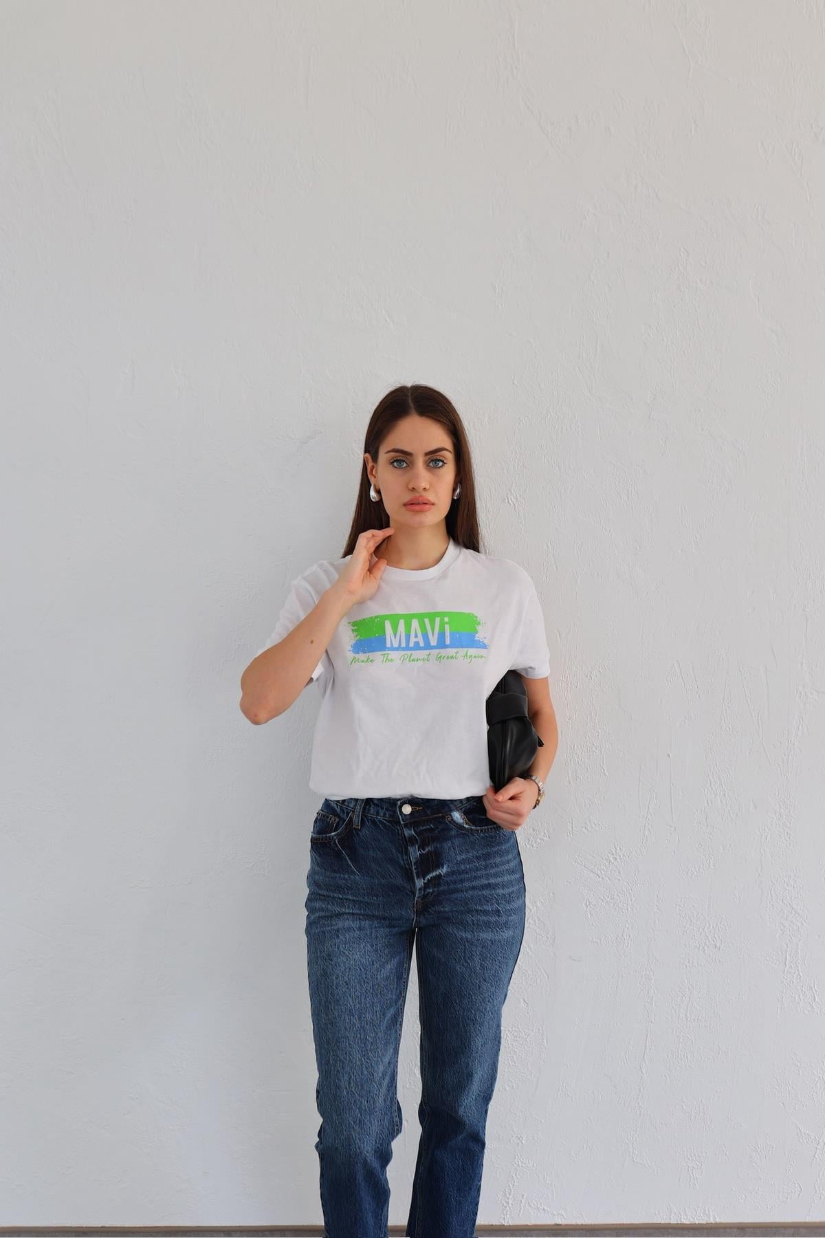 Vi Beyaz Tshirt